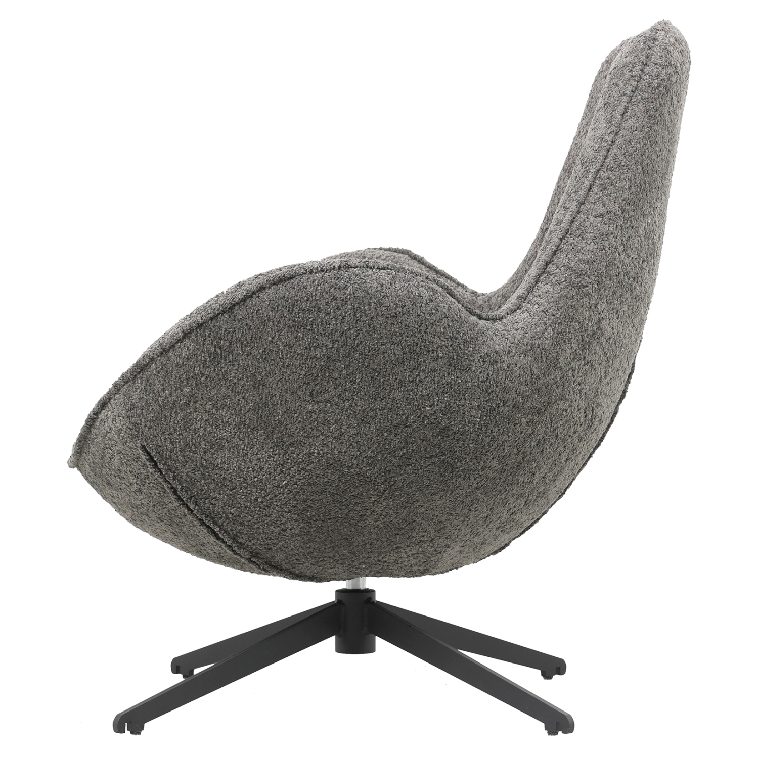 ΠΟΛΥΘΡΟΝΑ ΠΕΡΙΣΤΡΕΦΟΜΕΝΗ BRYNN ΓΚΡΙ ΜΠΟΥΚΛΕ-ΜΑΥΡΗ ΜΕΤΑΛ. ΒΑΣΗ 86x76x87Υεκ 3