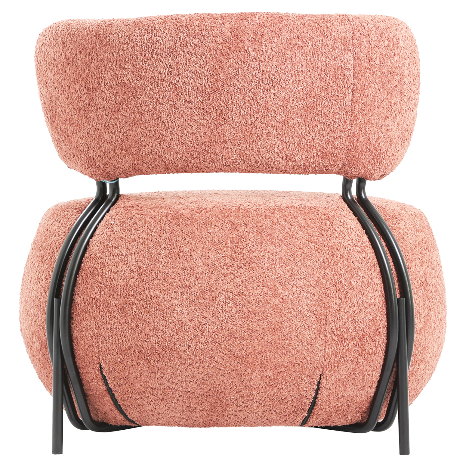 ΠΟΛΥΘΡΟΝΑ ΣΤΡΟΓΓΥΛΗ  ΡΟΖ ΜΠΟΥΚΛΕ ΥΦΑΣΜΑ 75x75x75Υ εκ. 4