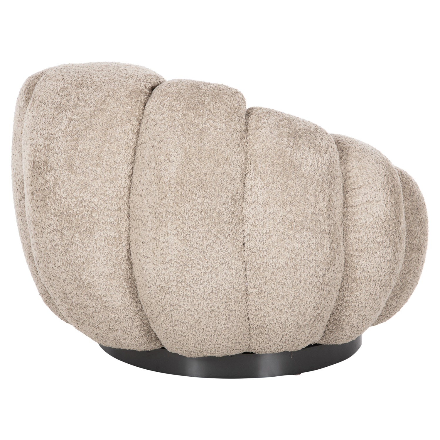 ΠΟΛΥΘΡΟΝΑ ΠΕΡΙΣΤΡΕΦΟΜΕΝΗ GRYMM ΜΠΕΖ-ΚΑΦΕ ΜΠΟΥΚΛΕ-ΜΑΥΡΗ ΜΕΤΑΛ.ΒΑΣΗ 90x93x65Υεκ 4