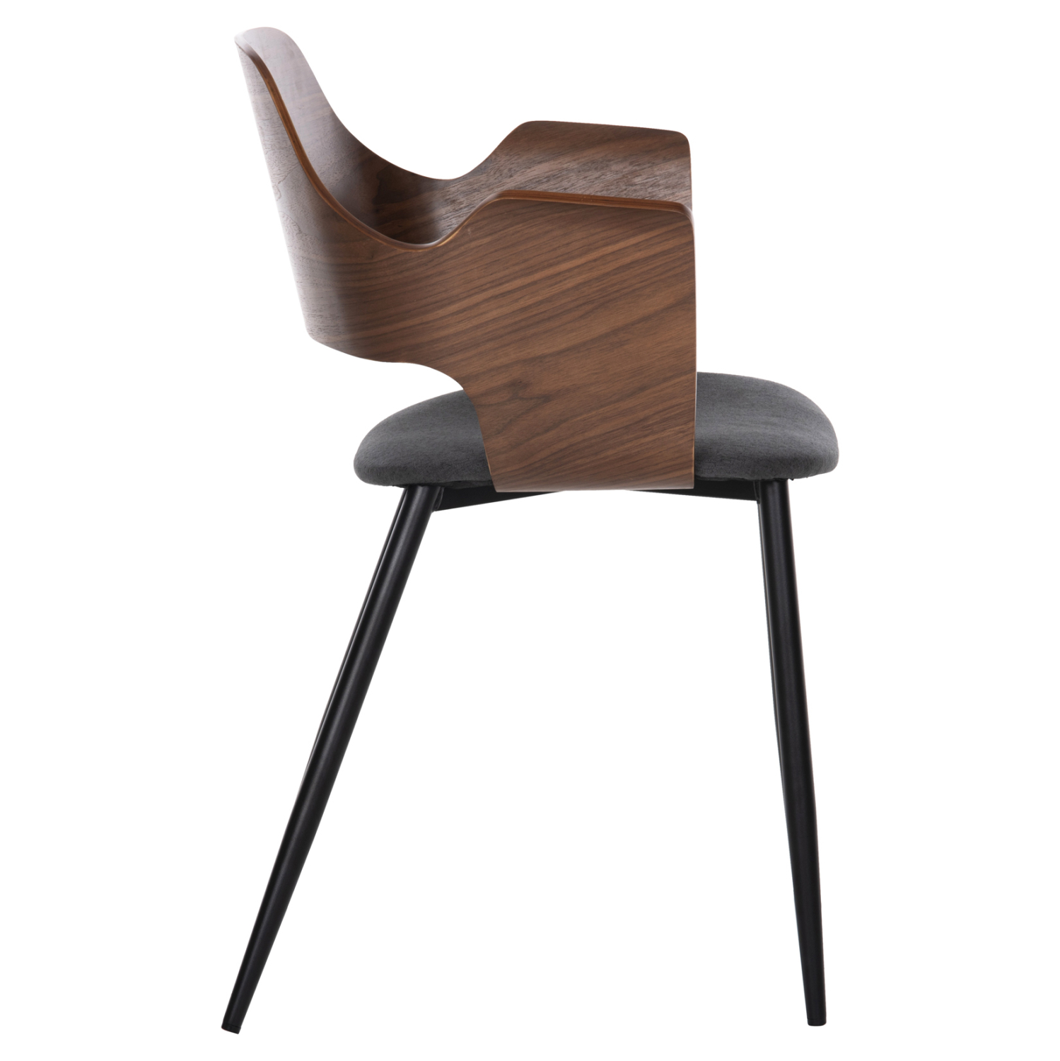 ΚΑΡΕΚΛΑ VELP ΞΥΛΟ ΣΕ ΚΑΡΥΔΙ-ΓΚΡΙ ΥΦΑΣΜΑ-ΜΑΥΡΑ ΜΕΤΑΛ. ΠΟΔΙΑ 55,5x50x79Υεκ. 4