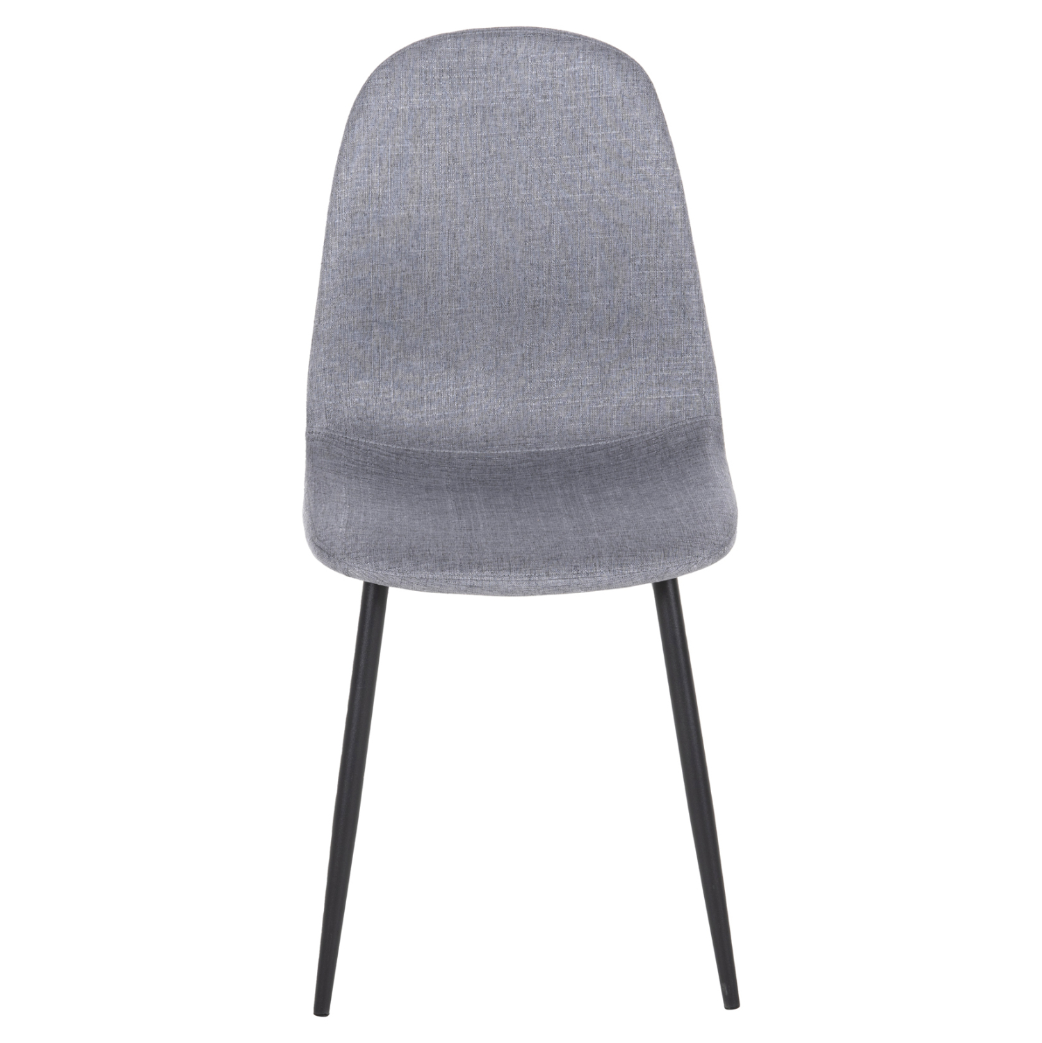 ΚΑΡΕΚΛΑ LEONARDO ΥΦΑΣΜΑ ΓΚΡΙ & ΜΑΥΡΑ ΜΕΤΑΛ. ΠΟΔΙΑ 42x49,5x89Υεκ. 3