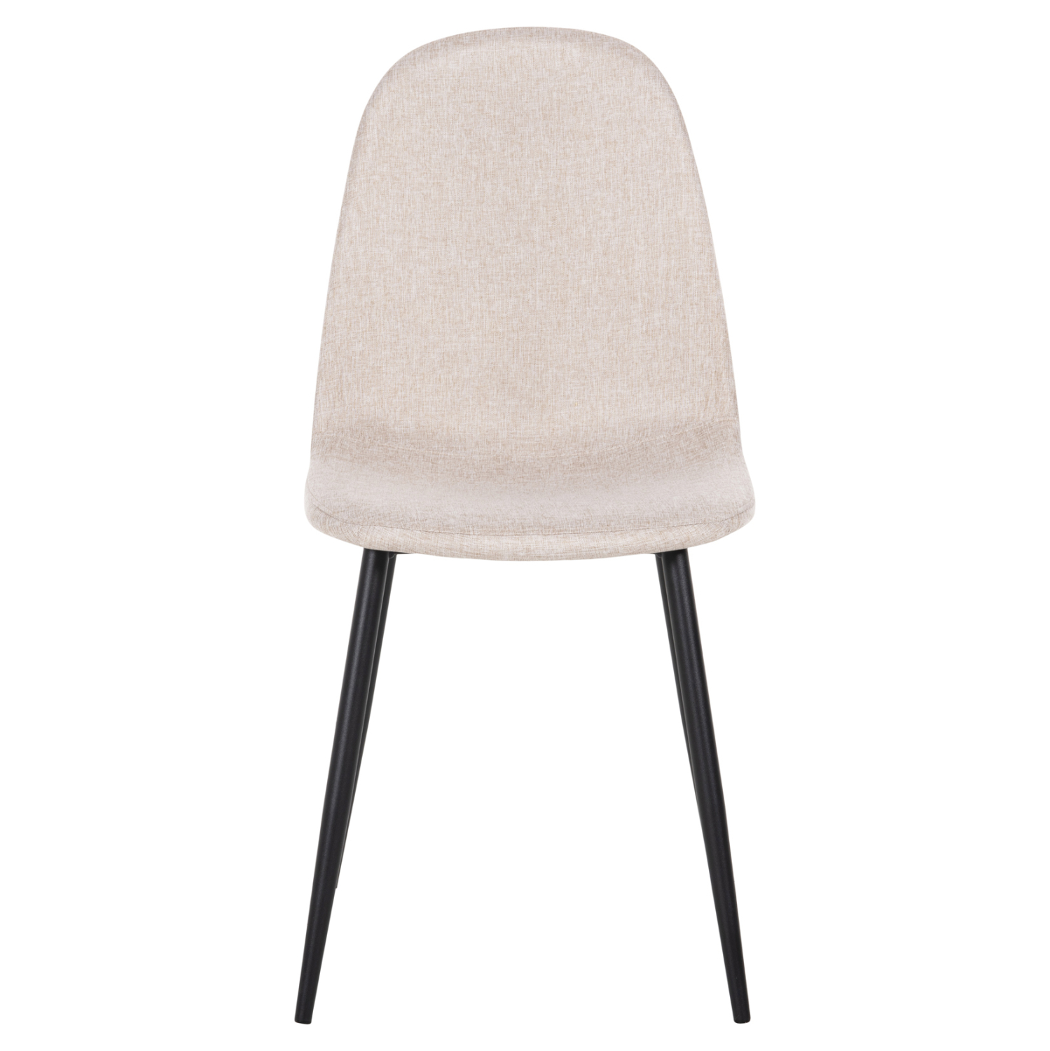 ΚΑΡΕΚΛΑ LEONARDO ΥΦΑΣΜΑ ΜΠΕΖ & ΜΑΥΡΑ ΜΕΤΑΛ. ΠΟΔΙΑ 42x49,5x89Υεκ. 3