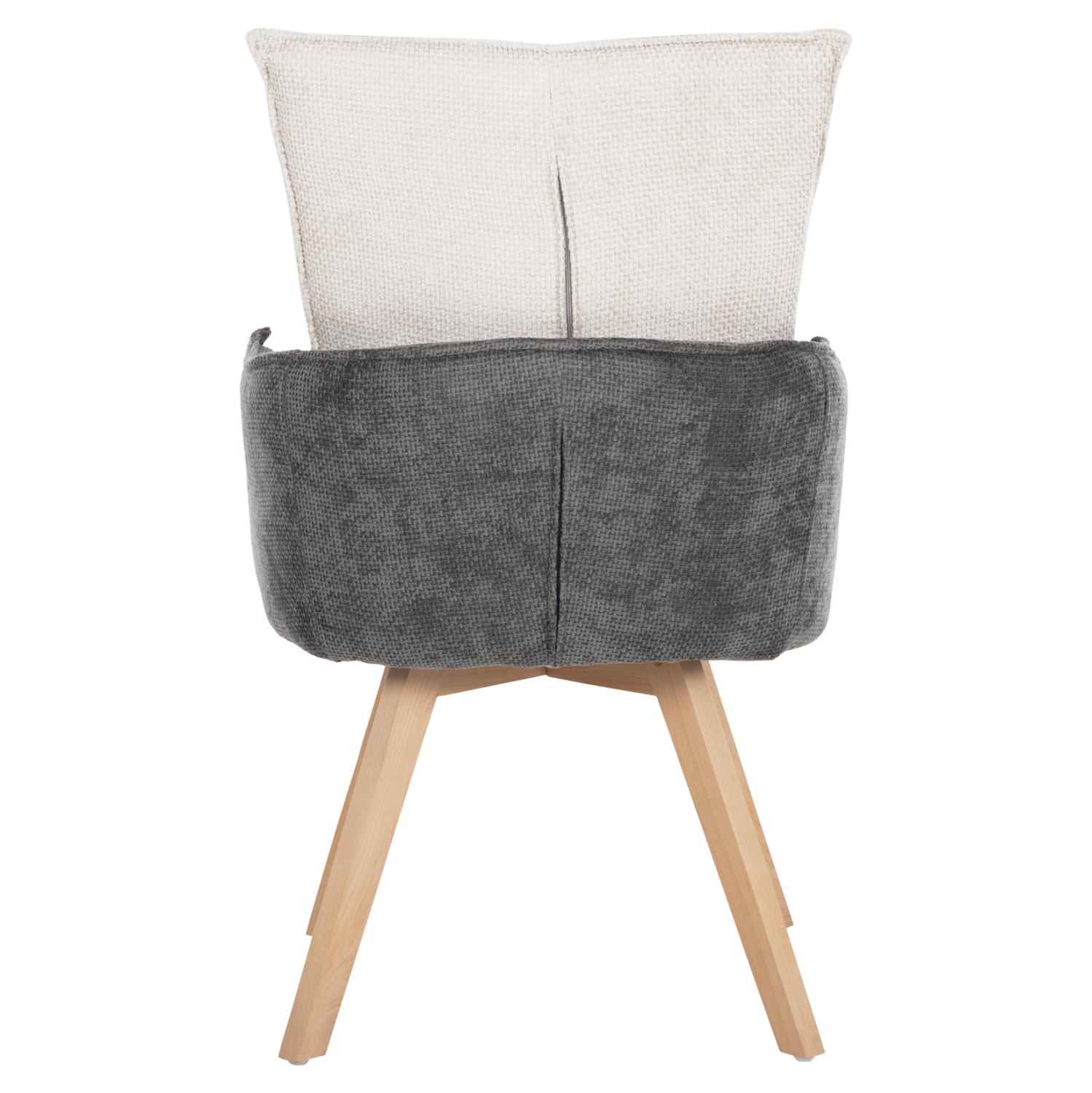 ΠΟΛΥΘΡΟΝΑΚΙ REX ΜΠΕΖ-ΓΚΡΙ ΥΦΑΣΜΑ-ΞΥΛΟ ΟΞΙΑΣ ΠΟΔΙΑ 53x60x93Υεκ. 6