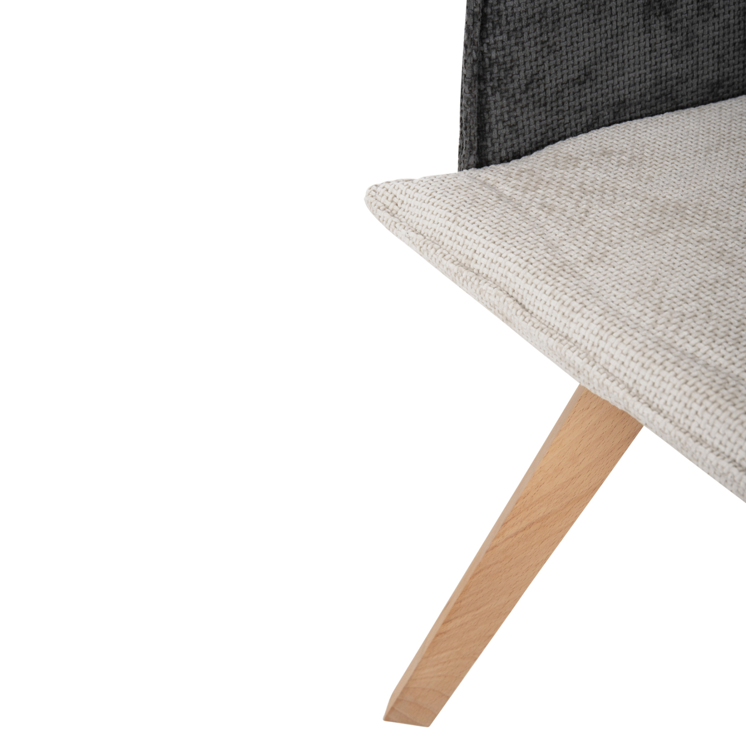 ΠΟΛΥΘΡΟΝΑΚΙ REX ΜΠΕΖ-ΓΚΡΙ ΥΦΑΣΜΑ-ΞΥΛΟ ΟΞΙΑΣ ΠΟΔΙΑ 53x60x93Υεκ. 9