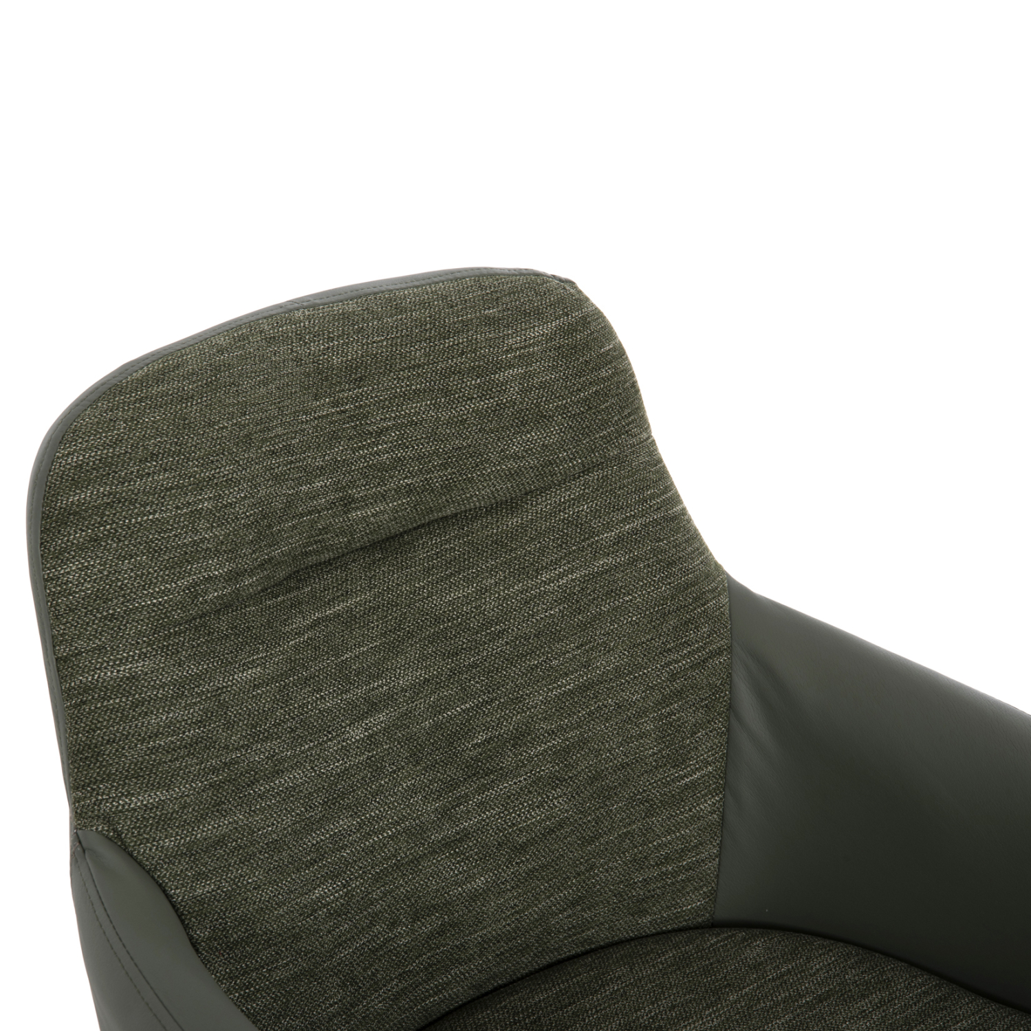 ΠΟΛΥΘΡΟΝΑ ΤΡΑΠΕΖΑΡΙΑΣ DEW ΥΦΑΣΜΑ & PU ΣΕ ΠΡΑΣΙΝΟ-ΞΥΛΟ ΟΞΙΑΣ ΠΟΔΙΑ 56,5x62x81,5Υεκ. 7