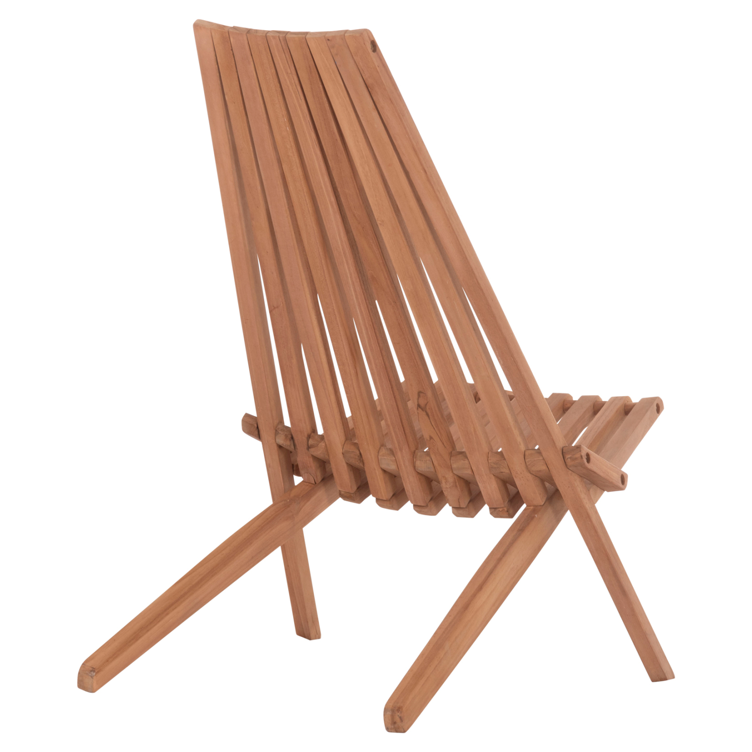 ΠΟΛΥΘΡΟΝΑ LOUNGE ΠΤΥΣΣΟΜΕΝΗ SHIGAO ΞΥΛΟ TEAK--ΦΥΣΙΚΟ 61x88.5x89Υεκ. 5