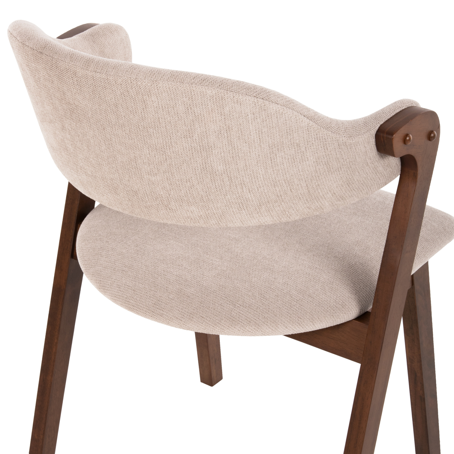 ΚΑΡΕΚΛΑ RIDER RUBBERWOOD ΣΕ ΚΑΡΥΔΙ-ΥΦΑΣΜΑ ΕΚΡΟΥ 59x59x83Yεκ. 10