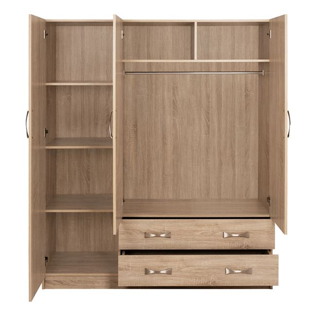 ΝΤΟΥΛΑΠΑ 3ΦΥΛΛΗ CARLY ΜΕ ΔΥΟ ΣΥΡΤΑΡΙΑ SONAMA 150X55Χ180Υεκ. 4