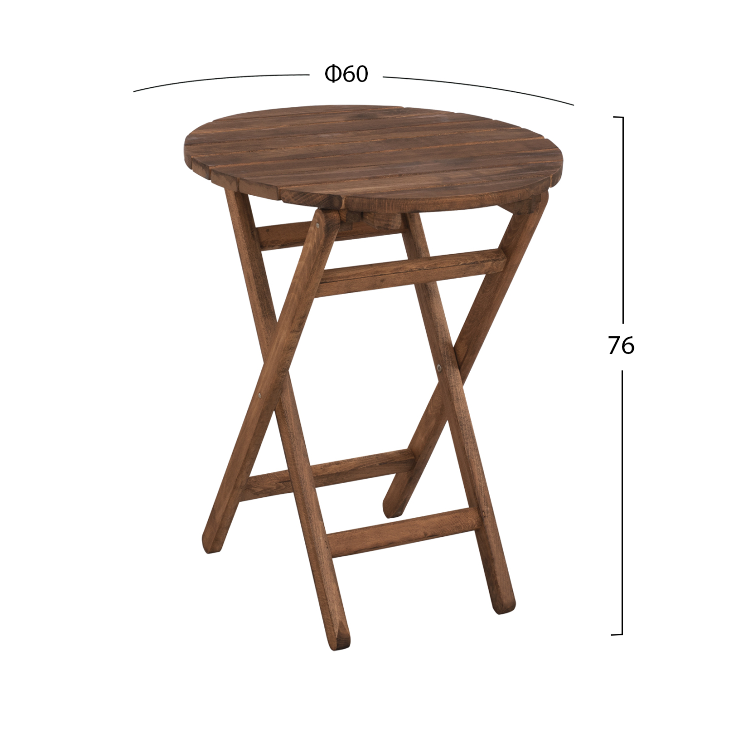 ΤΡΑΠΕΖΙ ΣΚΗΝΟΘΕΤH ΛΗΜΝΟΣ Φ60Χ76Υ ΜΑΣΙΦ ΟΞΙΑ ΕΜΠOΤΙΣΜΟΣ ΚΑΡΥΔΙ 2
