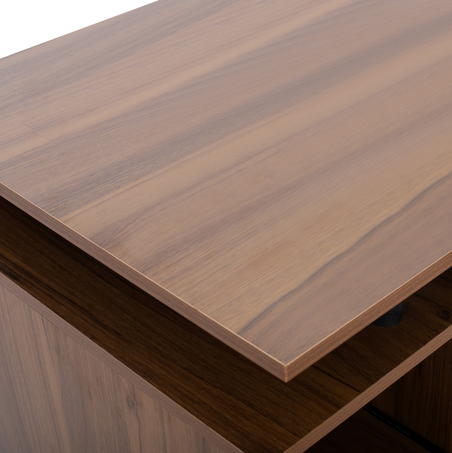 ΓΡΑΦΕΙΟ ΜΕΛΑΜΙΝΗΣ STATUS WALNUT 120Χ55Χ76 εκ. 5