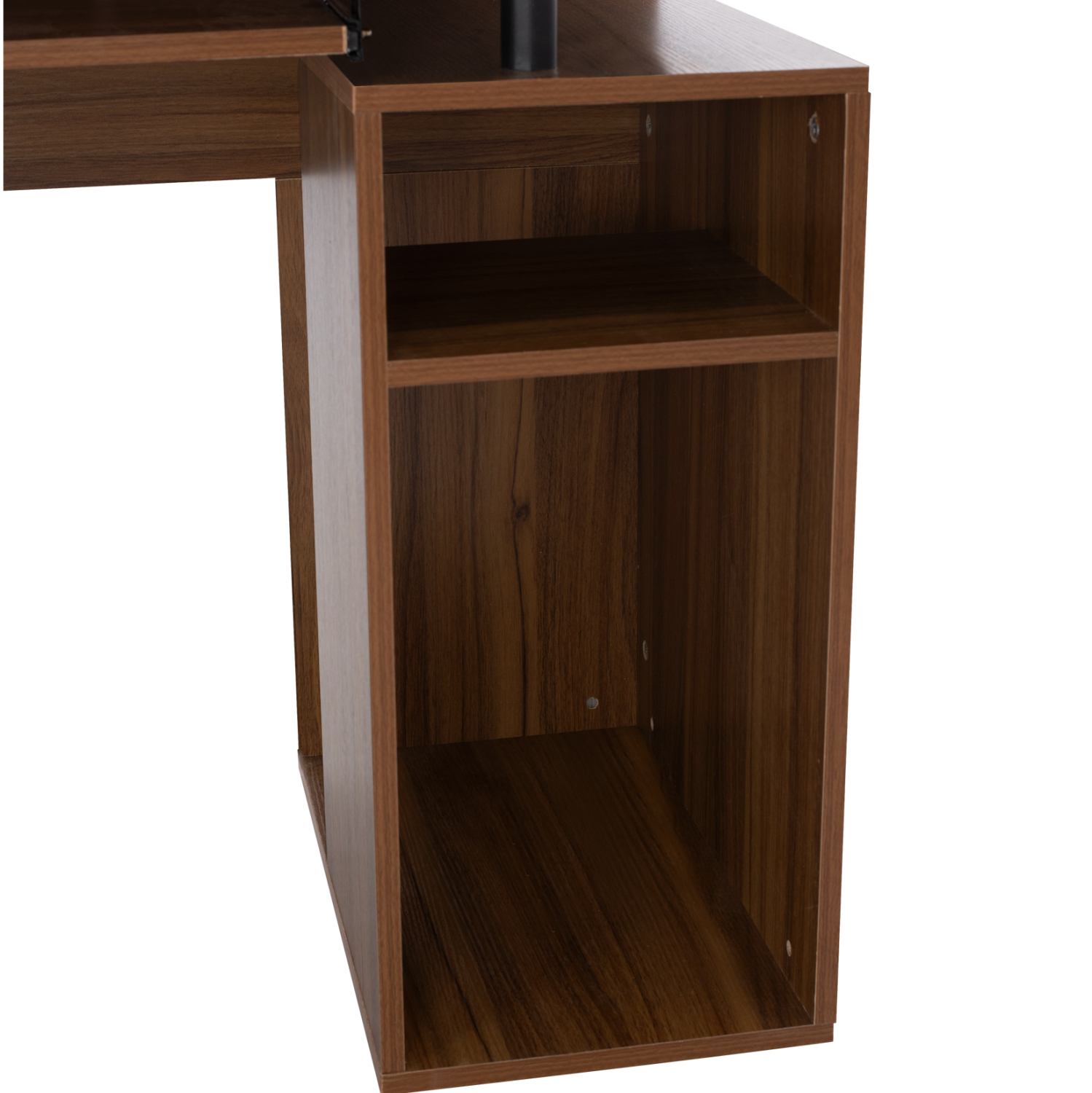ΓΡΑΦΕΙΟ ΜΕΛΑΜΙΝΗΣ STATUS WALNUT 120Χ55Χ76 εκ. 6
