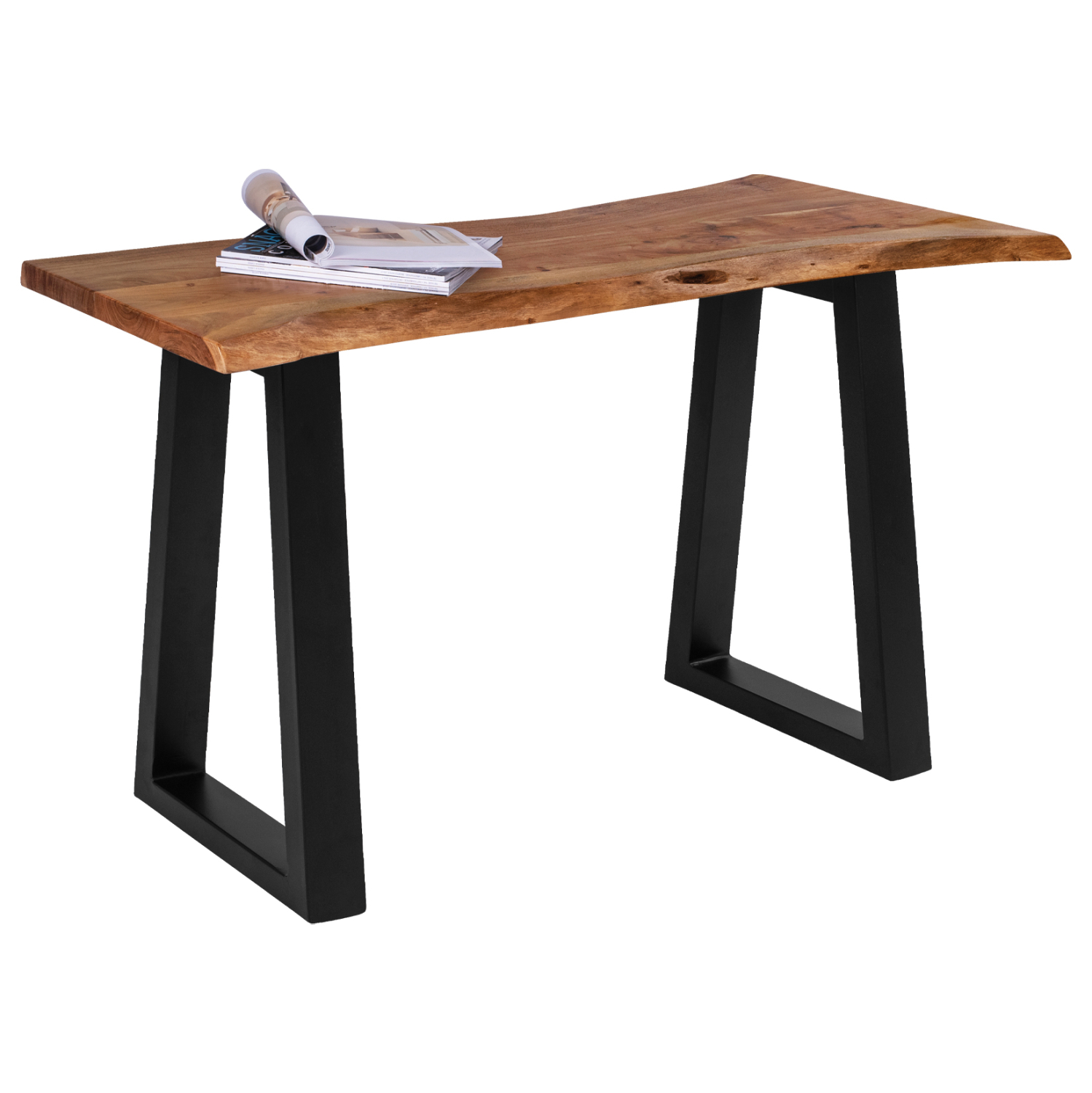 ΤΡΑΠΕΖΙ ΚΟΝΣΟΛΑ MONTANA 4εκ.ΠΑΧΟΣ ΜΑΣΙΦ ΞΥΛΟ ΑΚΑΚΙΑΣ ΦΥΣΙΚΟ 130x45x78Y εκ. 1