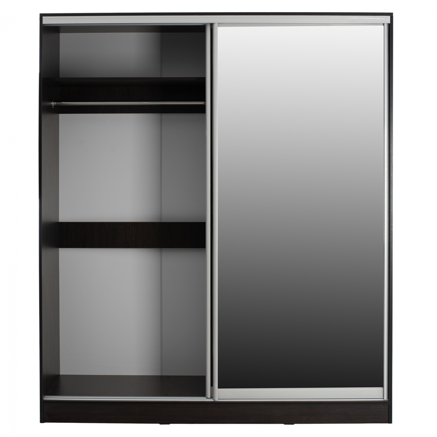 ΝΤΟΥΛΑΠΑ ΣΥΡΟΜΕΝΗ ADLER ΜΕΛΑΜΙΝΗΣ WENGE ΜΕ ΚΑΘΡΕΠΤΗ 180X60X210Υεκ. 4