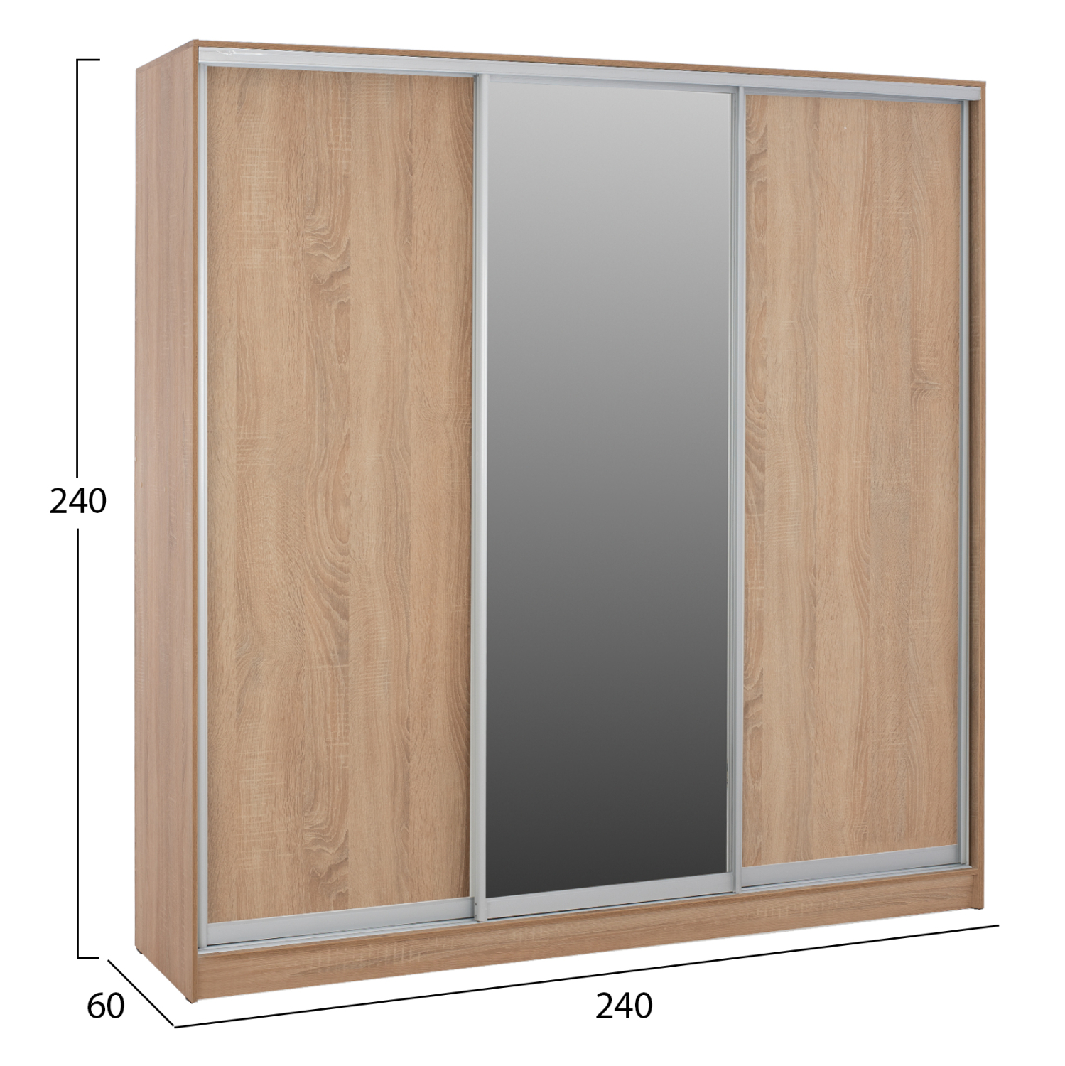 ΝΤΟΥΛΑΠΑ ΣΥΡΟΜΕΝΗ ΜΕΛΑΜΙΝΗΣ SONAMA ΜΕ ΚΑΘΡΕΦΤΗ 3ΦΥΛΛΗ 240x240x60 εκ. 2