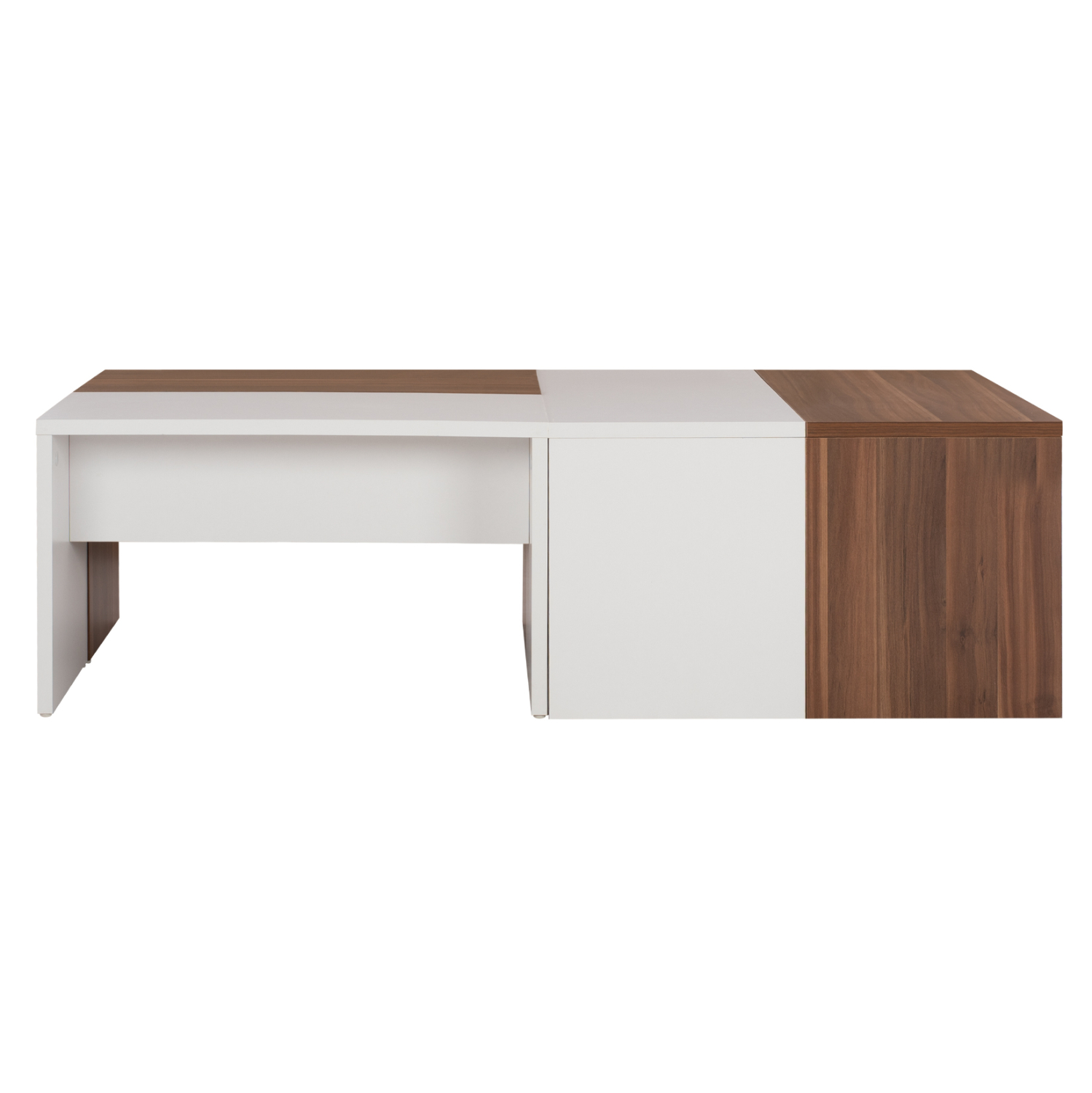 ΤΡΑΠΕΖΙ ΣΑΛΟΝΙΟΥ KARSYN ΚΑΡΥΔΙ-ΛΕΥΚΟ 120x60x35 εκ. 3