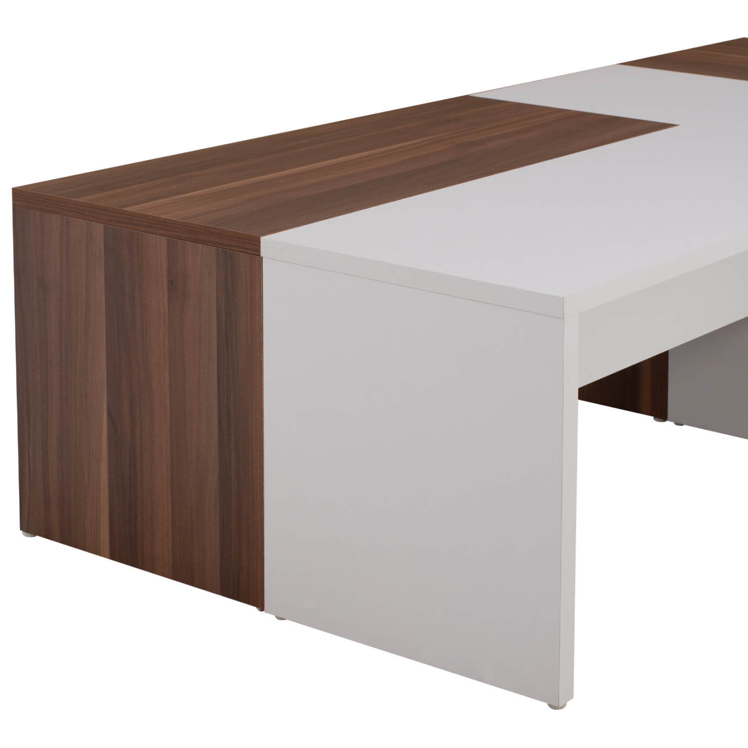 ΤΡΑΠΕΖΙ ΣΑΛΟΝΙΟΥ KARSYN ΚΑΡΥΔΙ-ΛΕΥΚΟ 120x60x35 εκ. 5