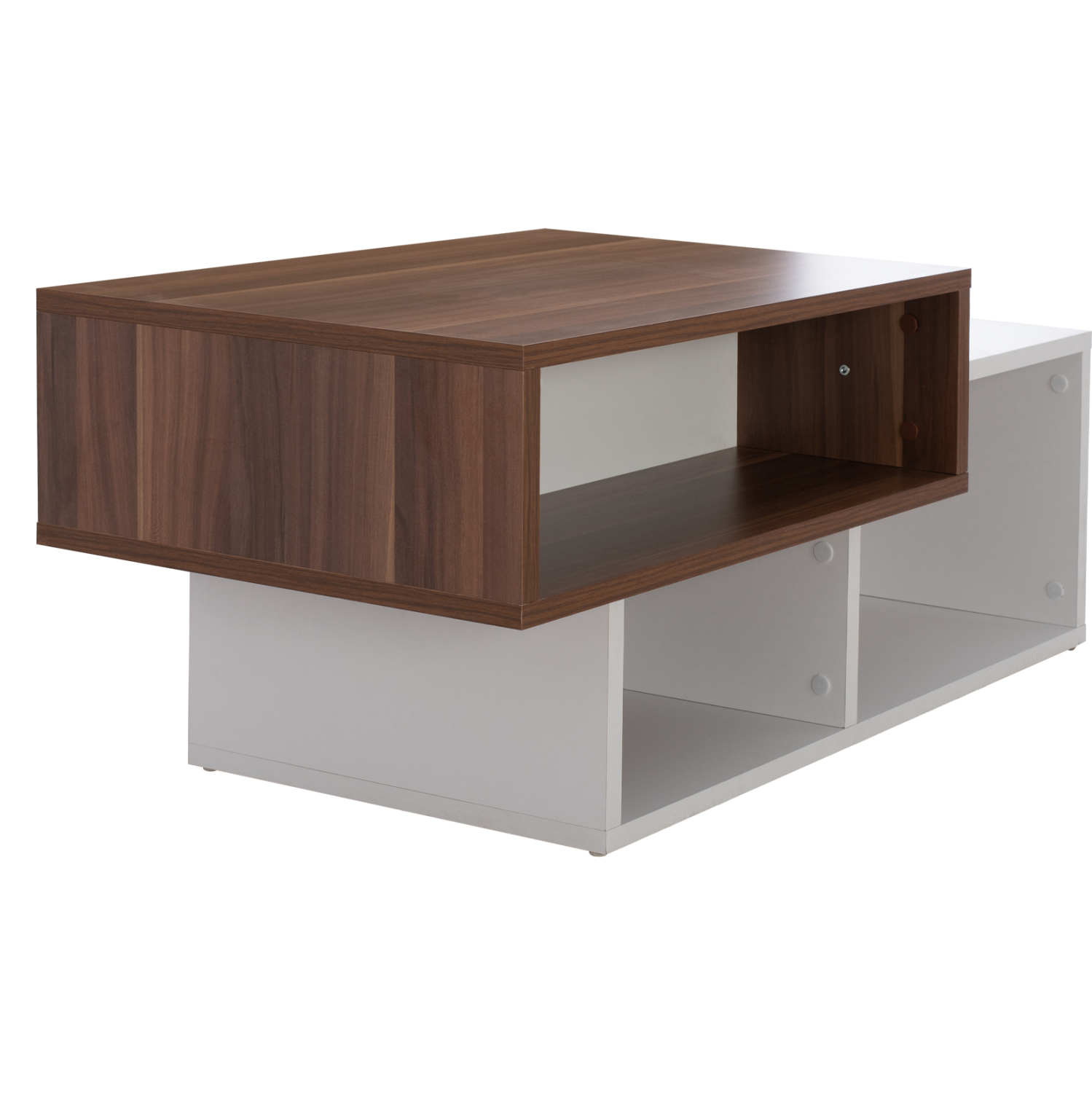 ΤΡΑΠΕΖΙ ΣΑΛΟΝΙΟΥ SERGIO ΚΑΡΥΔΙ ΛΕΥΚΟ 88x45x40 εκ. 4