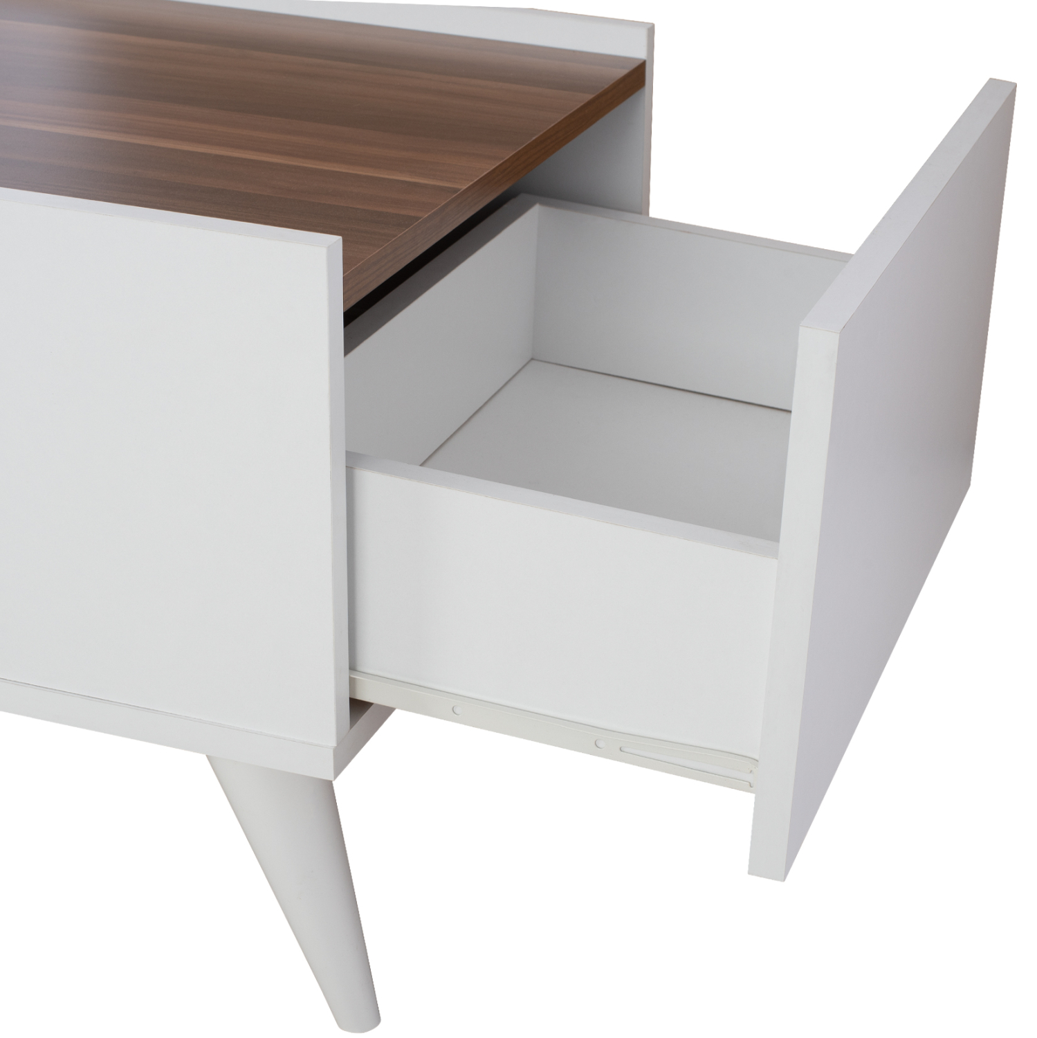 ΤΡΑΠΕΖΙ ΣΑΛΟΝΙΟΥ CARMELO ΛΕΥΚΟ-ΚΑΡΥΔΙ 90x55,5x45 εκ. 6