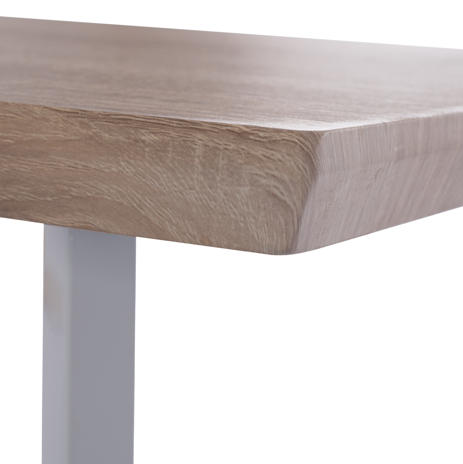 ΤΡΑΠΕΖΙ ΤΡΑΠΕΖΑΡΙΑΣ OFIRA 140X80 SONAMA ΜΕ ΛΕΥΚΑ ΠΟΔΙΑ 5