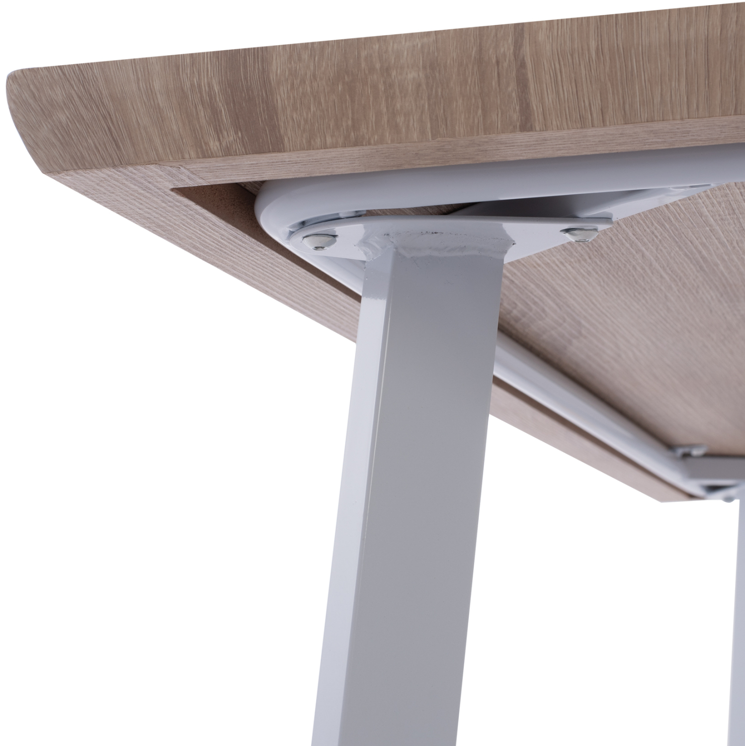 ΤΡΑΠΕΖΙ ΤΡΑΠΕΖΑΡΙΑΣ OFIRA 140X80 SONAMA ΜΕ ΛΕΥΚΑ ΠΟΔΙΑ 9