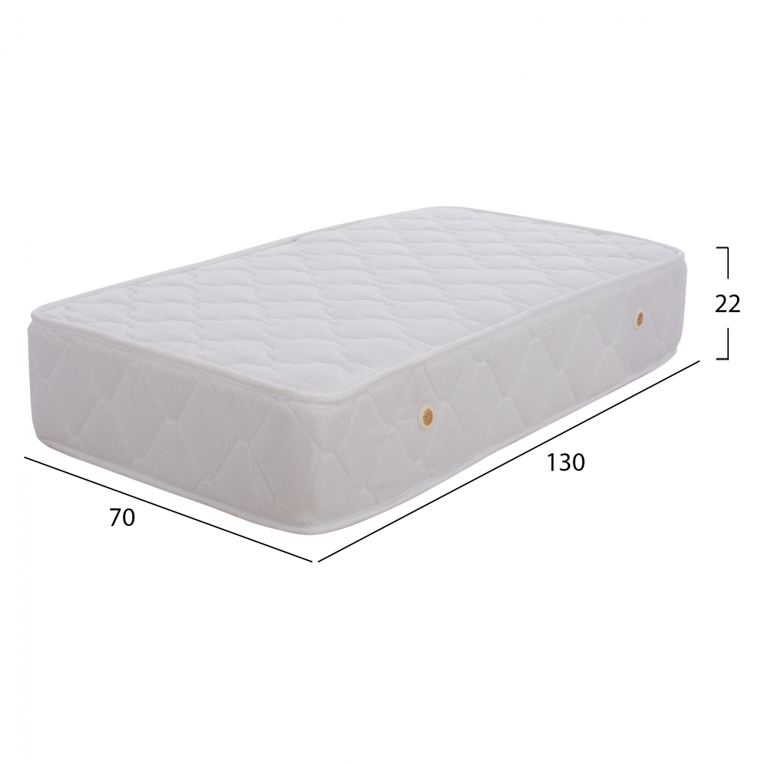 ΣΤΡΩΜΑ BABYCLOUD 70X130 ΛΕΥΚΟ 2