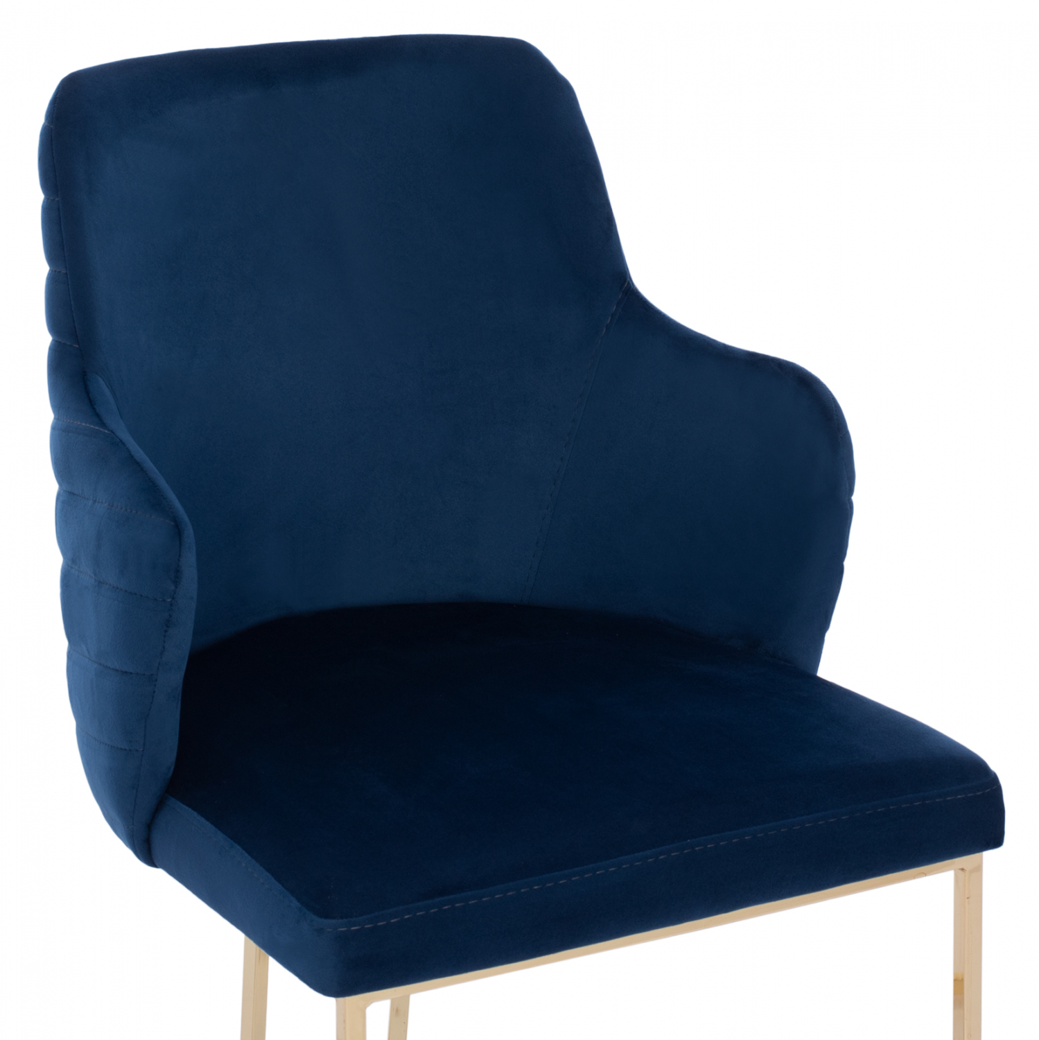 ΠΟΛΥΘΡΟΝΑ SOLANA ΑΠΟ ΜΠΛΕ ΒΕΛΟΥΔΟ ΜΕ ΜΕΤΑΛΛΙΚΑ ΧΡΥΣΑ ΠΟΔΙΑ 54x63x87Υ εκ. 7