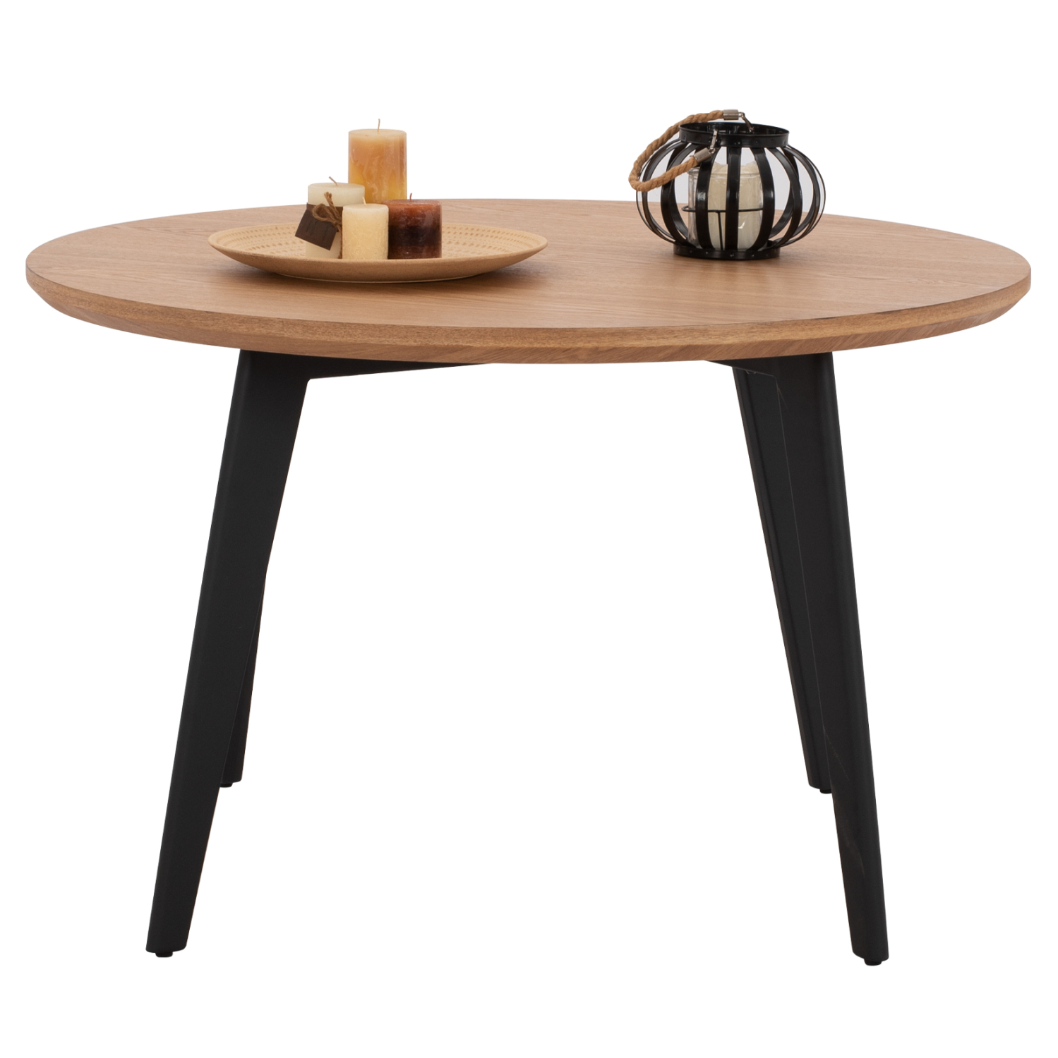 ΤΡΑΠΕΖΙ LAGERT ΣΤΡΟΓΓΥΛΟ ΜΕ ΚΑΠΛΑΜΑ ΔΡΥΟΣ ΣΕ ΣΤΥΛ ΡΟΥΣΤΙΚ Φ120x75Yεκ. 3