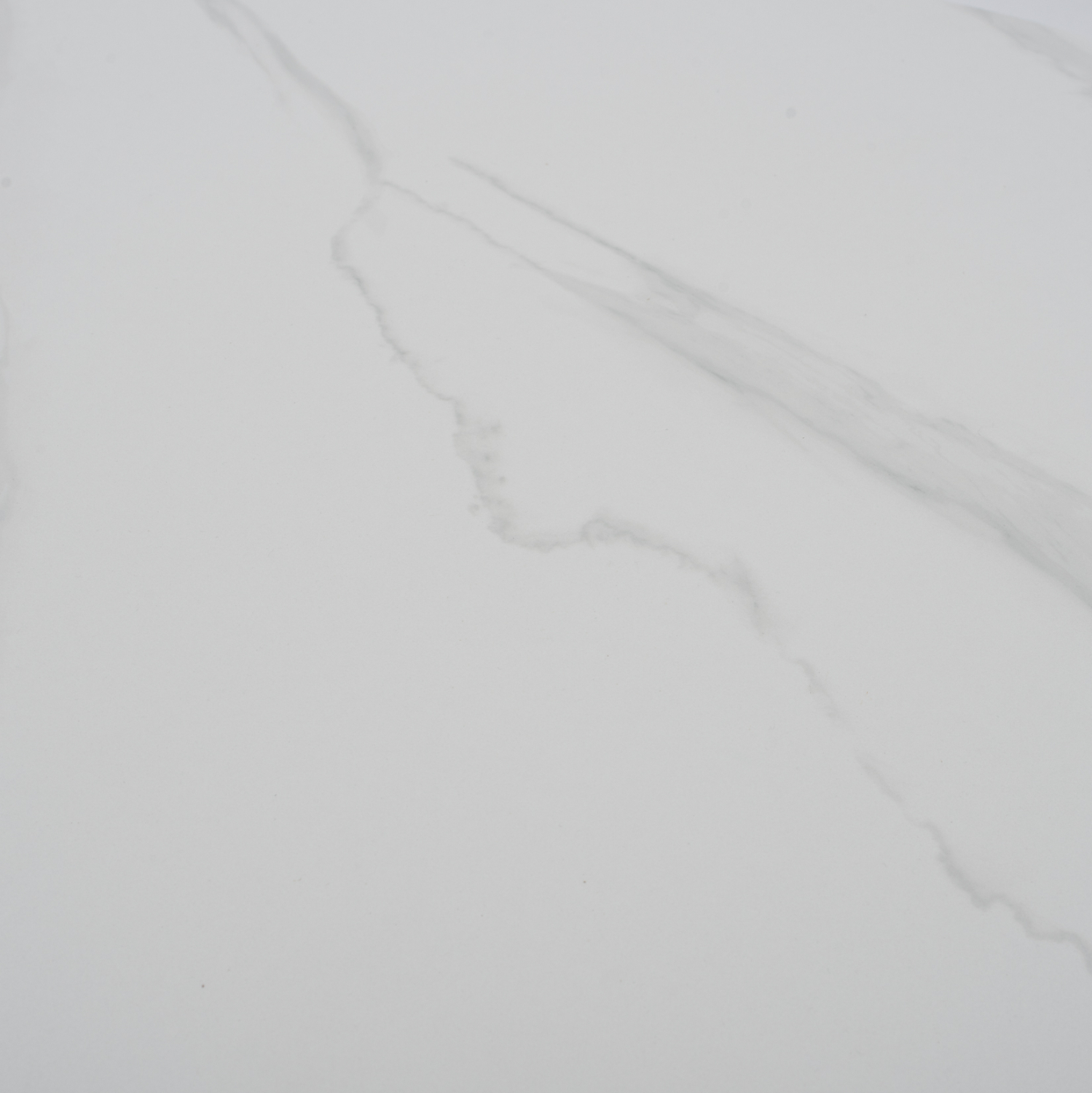 ΤΡΑΠΕΖΙ ΤΡΑΠΕΖΑΡΙΑΣ ΣΤΡΟΓΓΥΛΟ SYNTEC SINTERED STONE ΛΕΥΚΟ ΜΕΤΑΛ.ΠΟΔΙΑ Φ115x75Y εκ. 6