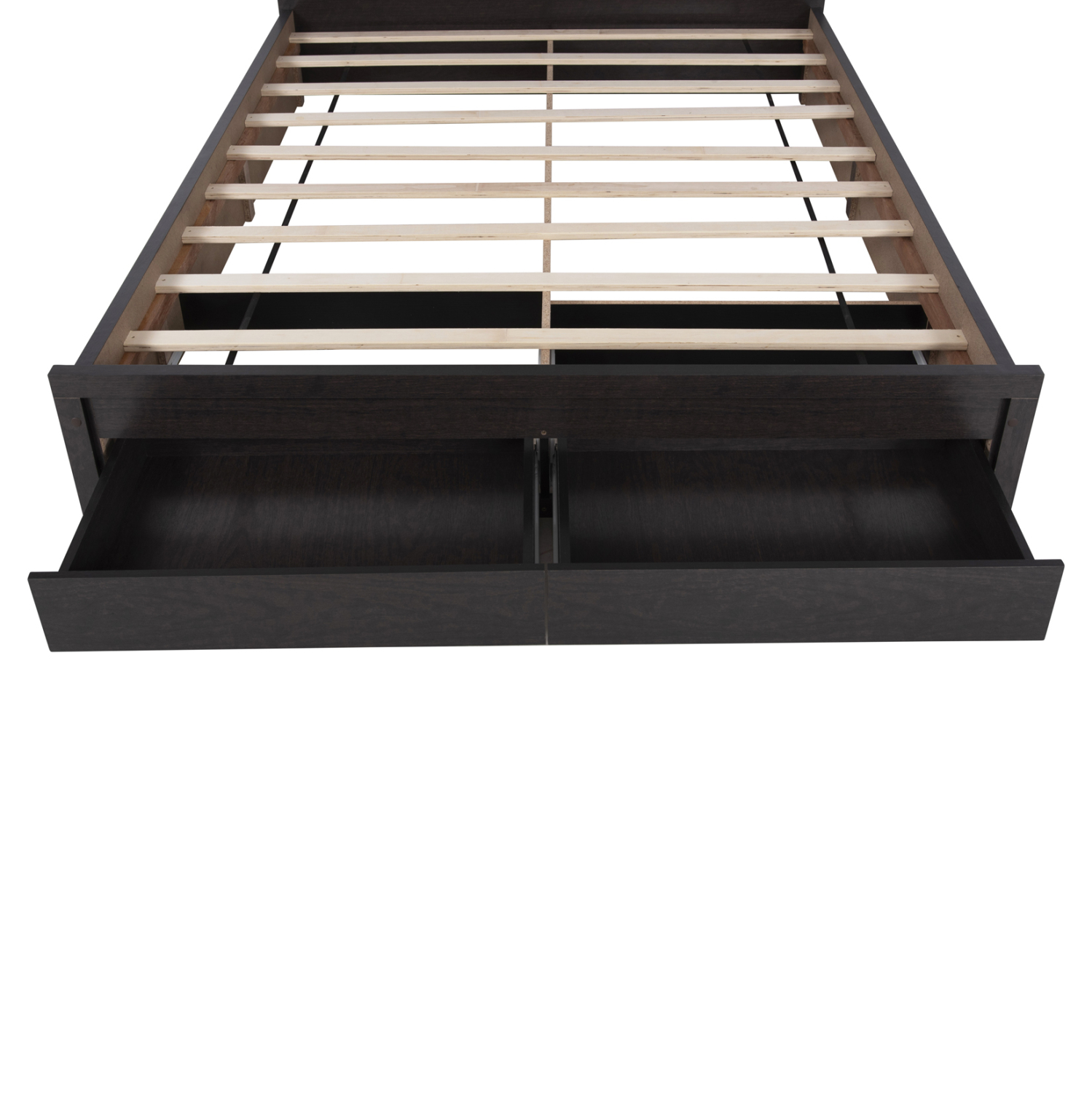 ΚΡΕΒΑΤΙ ΜΕΛΑΜΙΝΗΣ CAPRI ΜΕ 2 ΣΥΡΤΑΡΙΑ ΒΕΓΓΕ ΓΙΑ ΣΤΡΩΜΑ 150x200εκ. 6