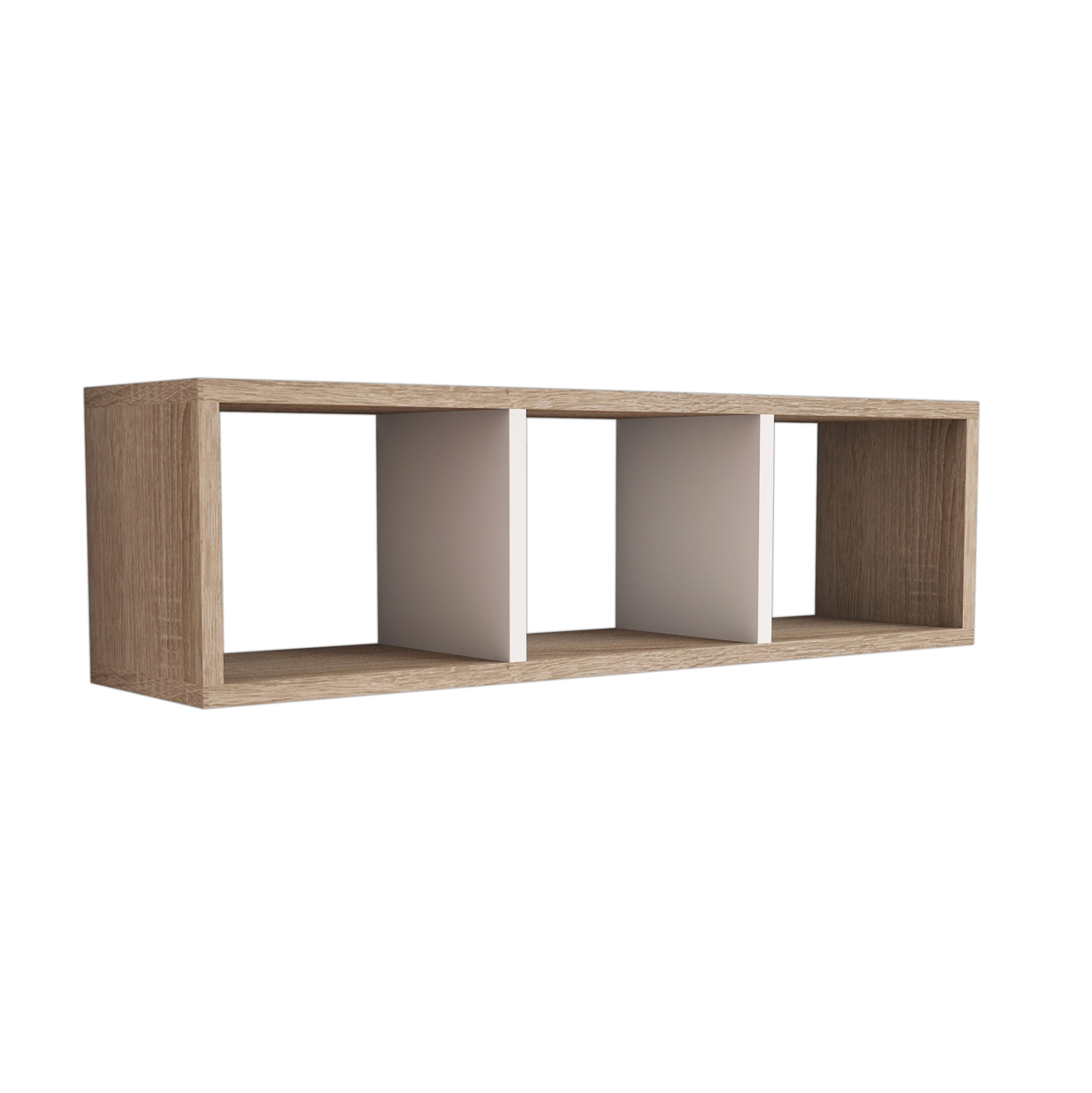 ΡΑΦΙΕΡΑ ΤΟΙΧΟΥ ΜΕΛΑΜΙΝΗΣ SONAMA & ΛΕΥΚΟ 90x22x25,6Υ εκ. 4