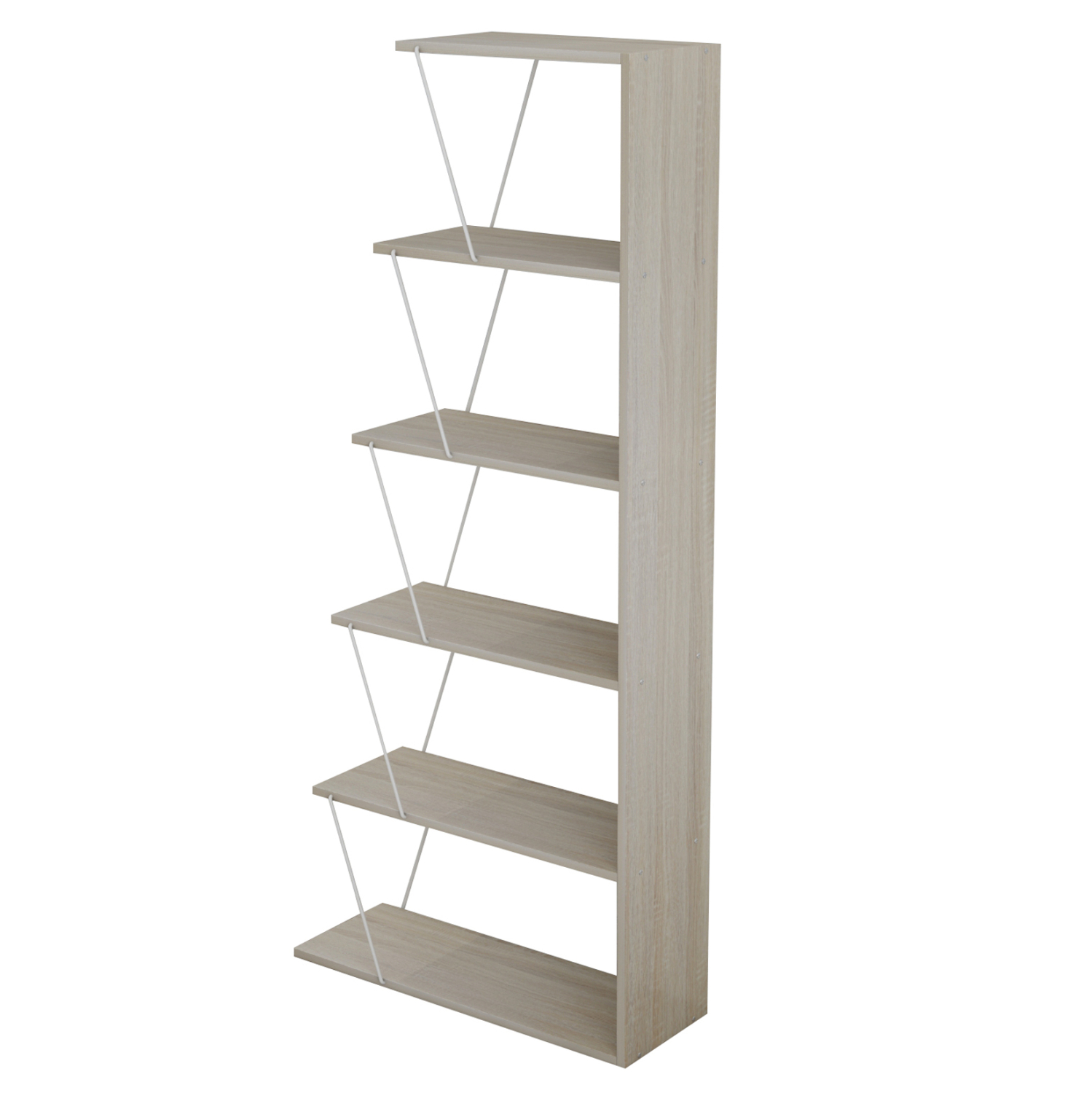 ΒΙΒΛΙΟΘΗΚΗ ΜΕΛΑΜΙΝΗΣ MINI TARS SONOMA ΛΕΥΚΟ 65x22-24x146Υεκ. 4