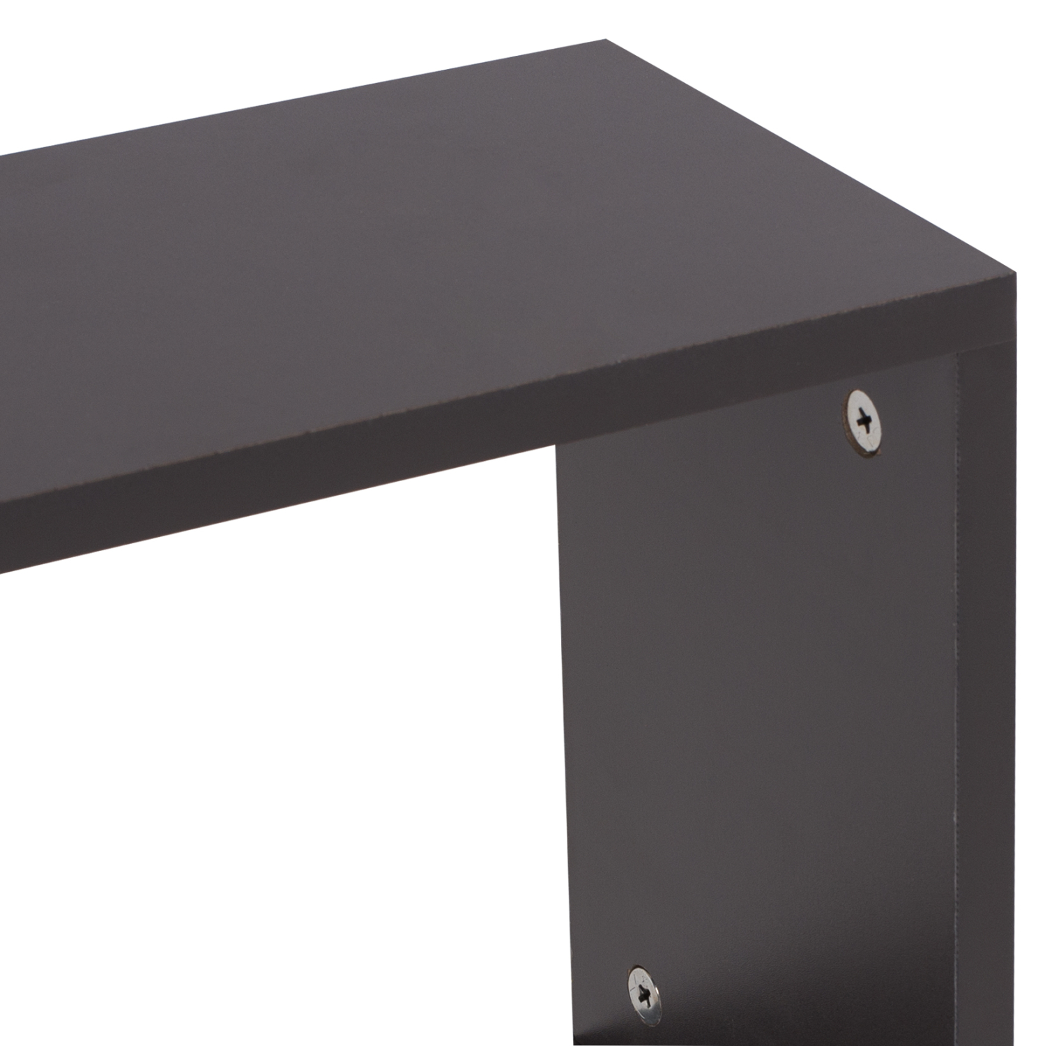 ΒΟΗΘΗΤΙΚΟ ΤΡΑΠΕΖΙ ΜΕ ΡΑΦΙΑ AMEER ΜΕΛΑΜΙΝΗ ΣΕ ΧΡΩΜΑ ΓΚΡΙ 50x17x56Υεκ. 5