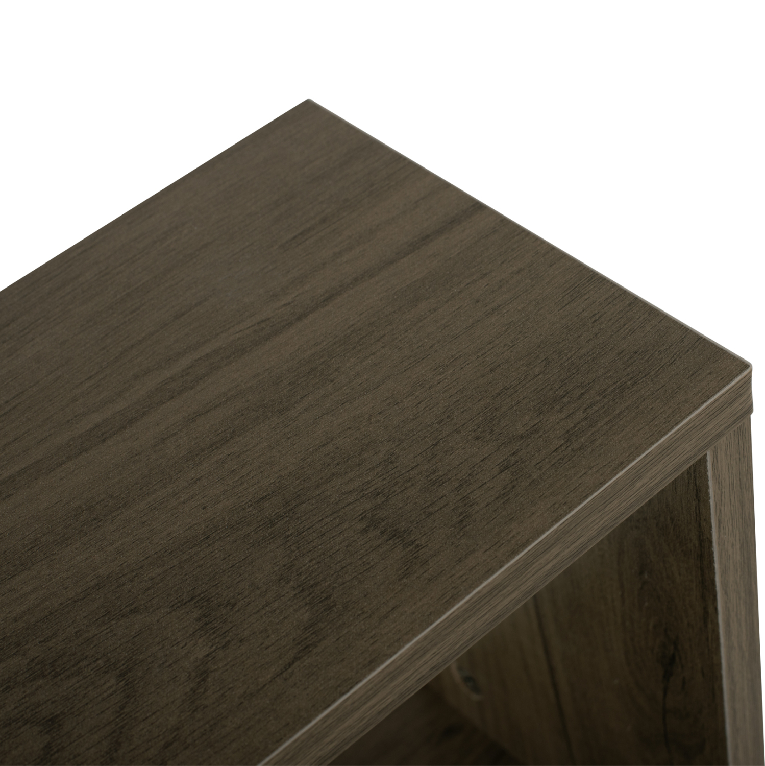 ΒΟΗΘΗΤΙΚΟ ΤΡΑΠΕΖΙ ΜΕ ΡΑΦΙΑ AMEER ΜΕΛΑΜΙΝΗ ΣΕ OLIVE GREY ΧΡΩΜΑ 50x17x56Υεκ. 6