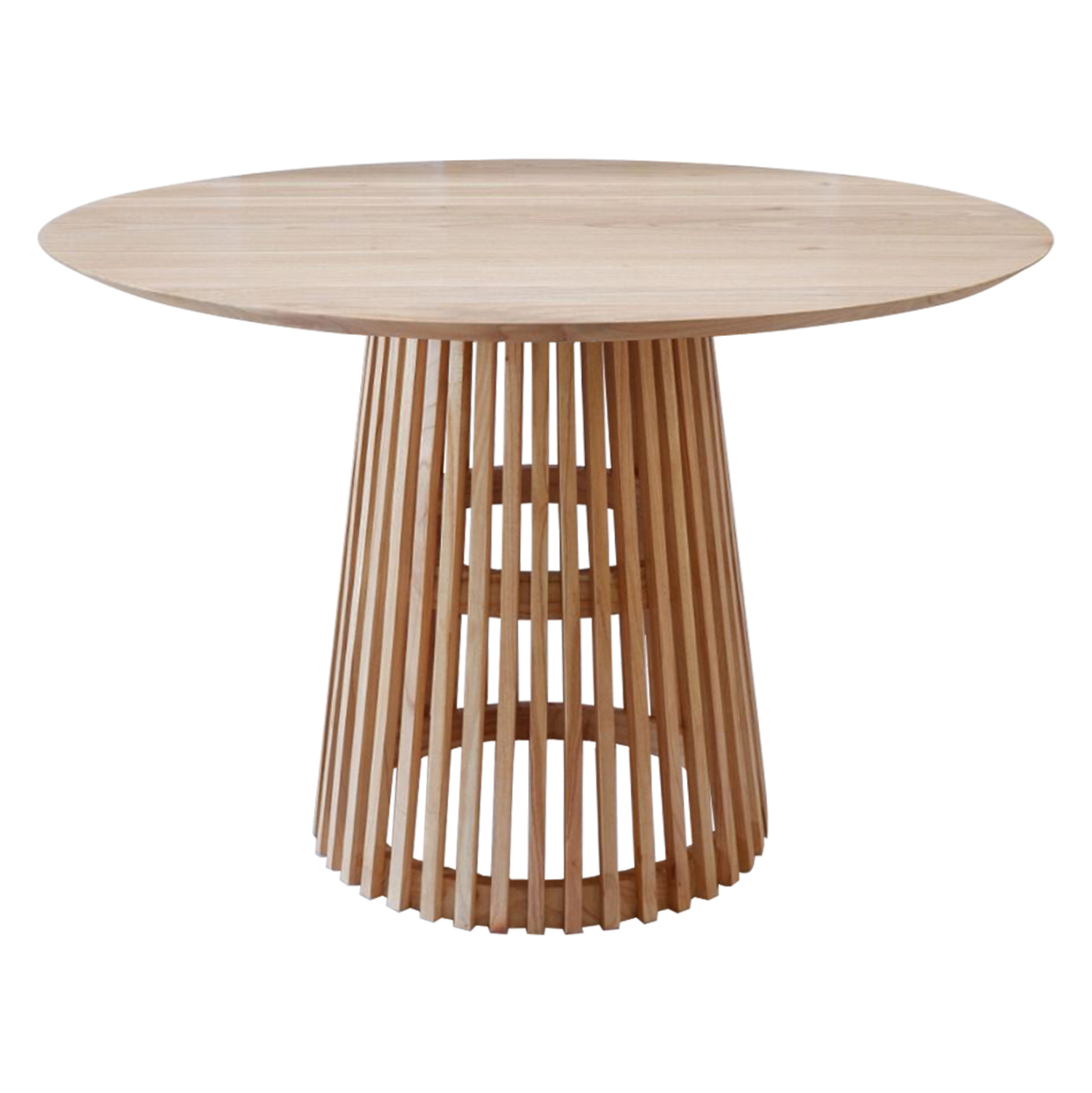 ΤΡΑΠΕΖΙ ΤΡΑΠΕΖΑΡΙΑΣ FRANTZ ΑΠΟ ΜΑΣΙΦ ΞΥΛΟ MINDI ΦΥΣΙΚΟ Φ150x78εκ.HM9457.01 1