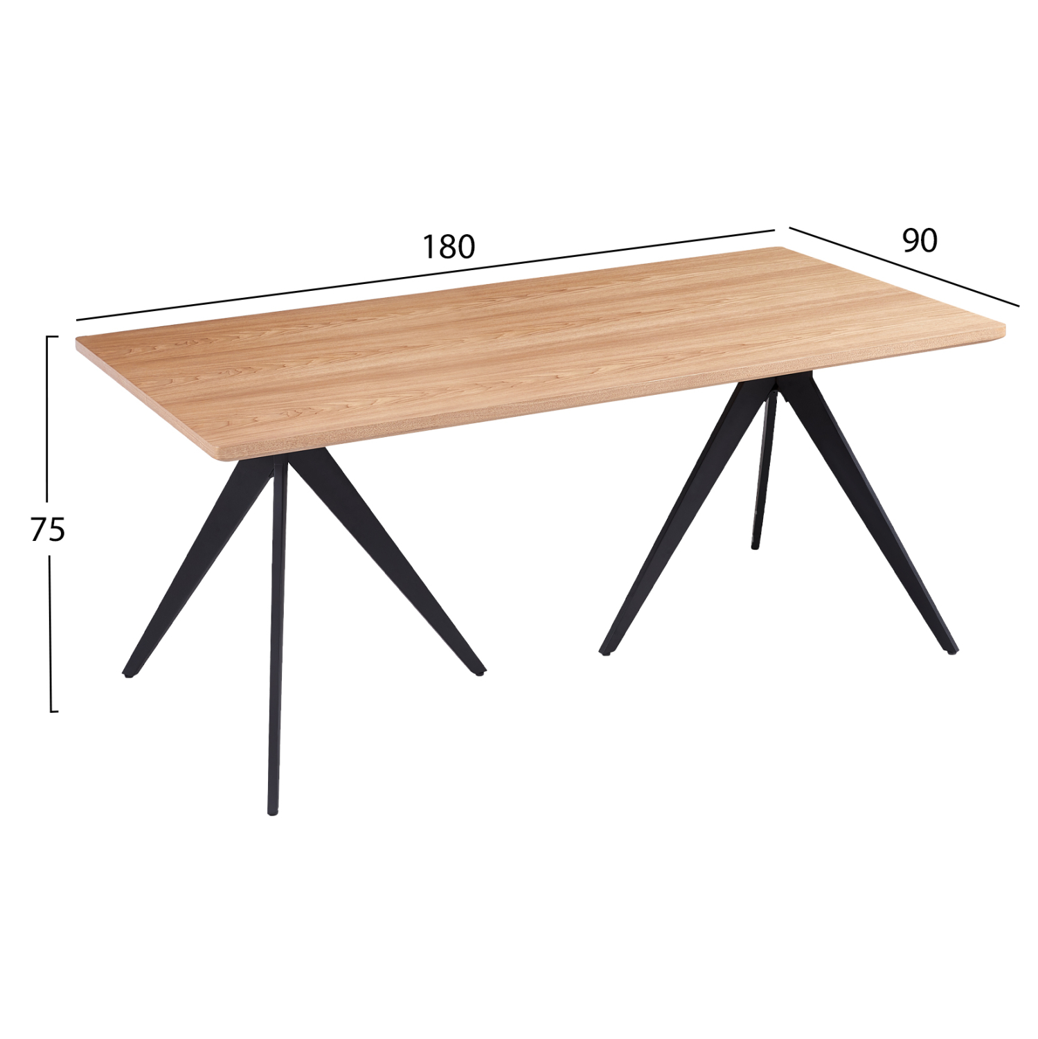 ΤΡΑΠΕΖΙ ΤΡΑΠΕΖΑΡΙΑΣ GRIPPEN ΜΕ ΚΑΠΛΑΜΑ ΦΡΑΞΟΥ ΣΕ ΦΥΣΙΚΟ&ΣΤΥΛ ΡΟΥΣΤΙΚ 180x90x75Υεκ. 2