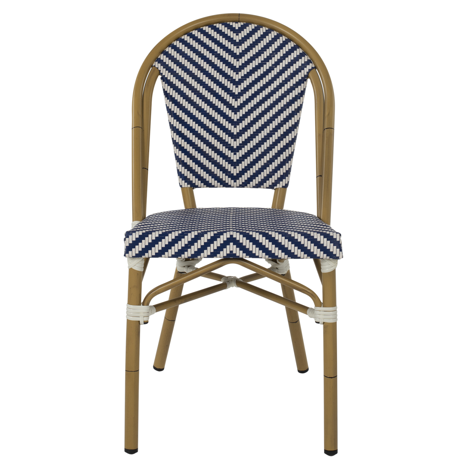 ΚΑΡΕΚΛΑ BAMBOO LOOK ΜΠΛΕ-ΛΕΥΚΟ 46x56x88Y εκ. 3