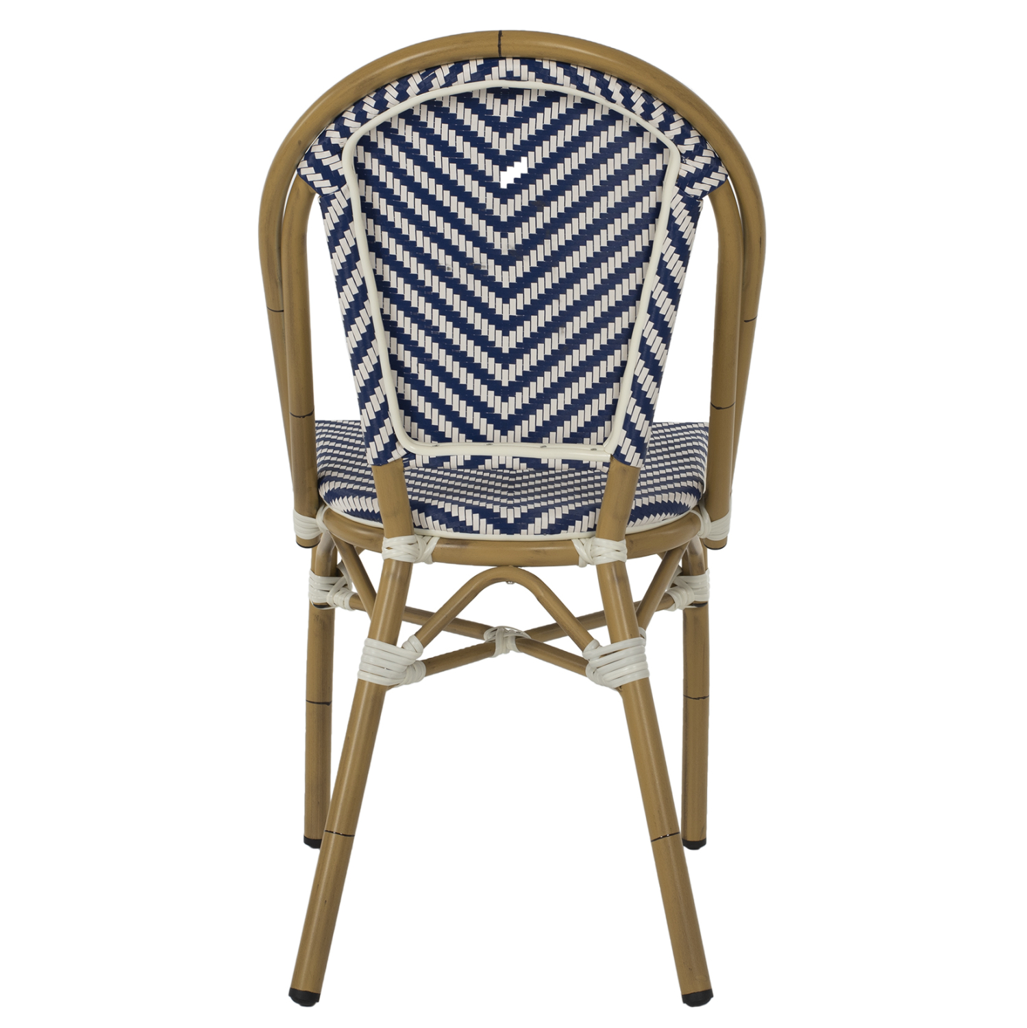 ΚΑΡΕΚΛΑ BAMBOO LOOK ΜΠΛΕ-ΛΕΥΚΟ 46x56x88Y εκ. 5