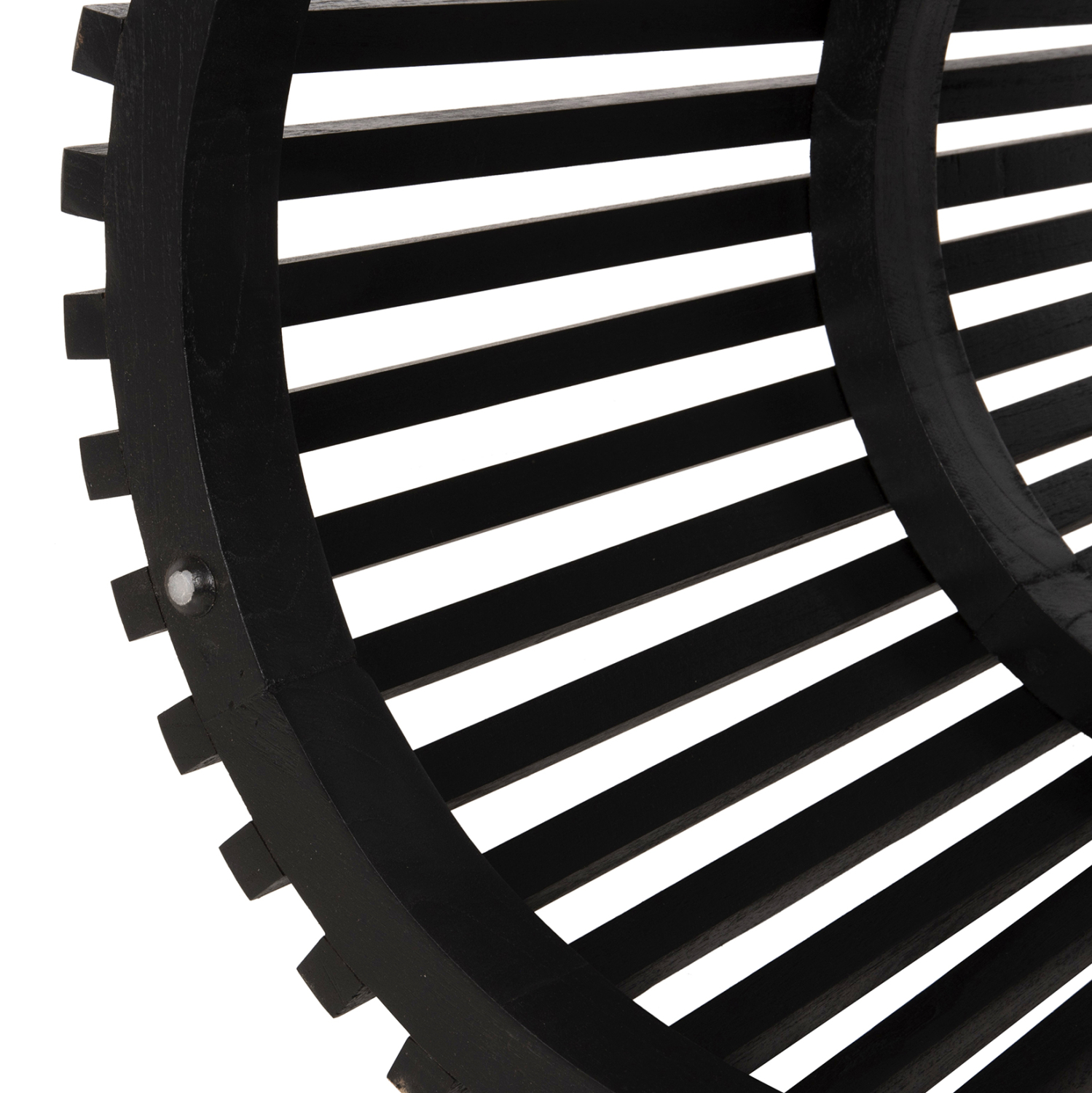 ΒΑΣΗ ΤΡΑΠΕΖΙΟΥ ΕΣΩΤΕΡΙΚΟΥ ΧΩΡΟΥ MINDI ΜΑΥΡΟ ΞΥΛΟ Φ60x75,5Y εκ. 5