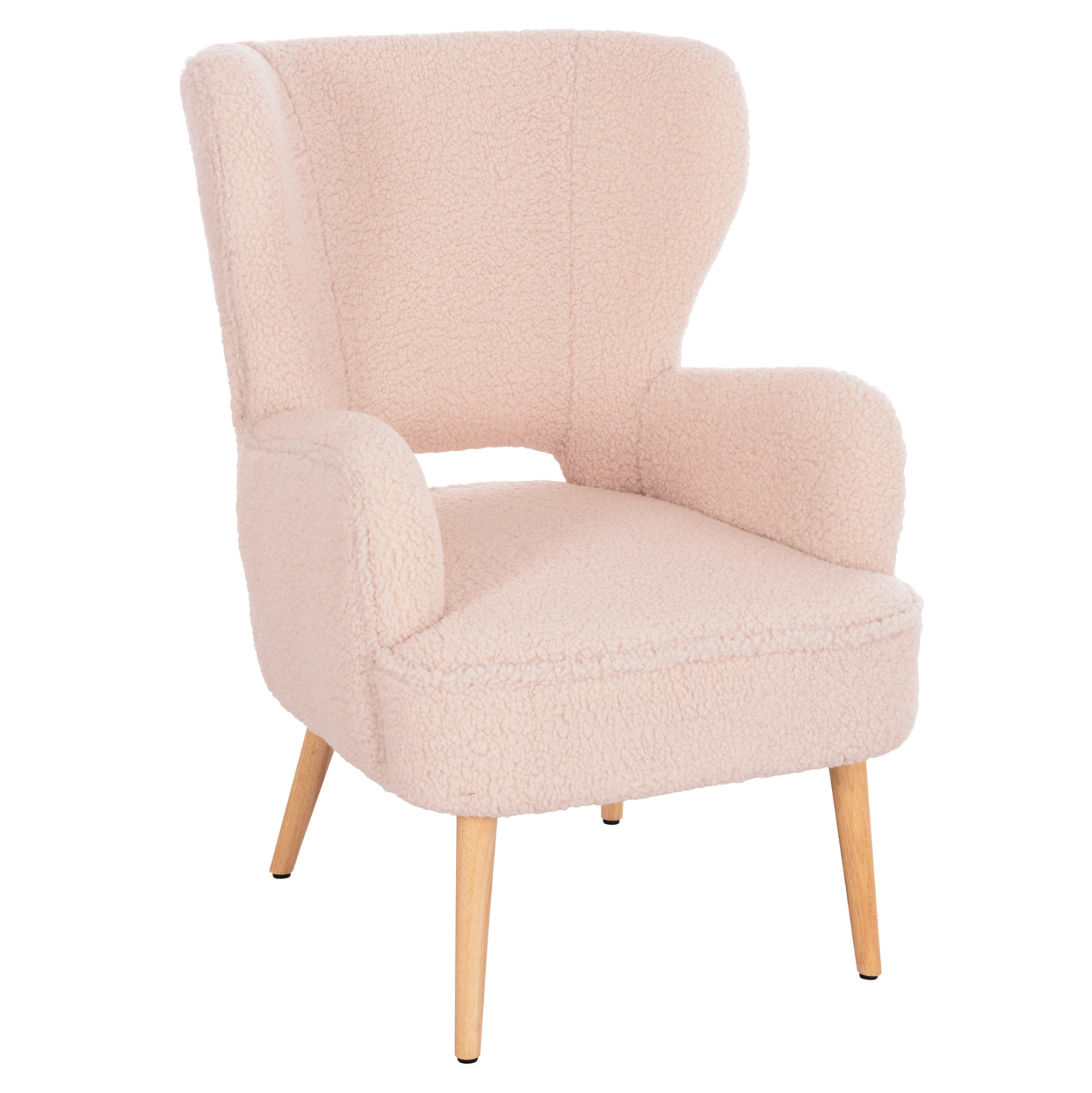 ΜΠΕΡΖΕΡΑ ΠΟΛΥΘΡΟΝΑ MYLIE ΜΠΟΥΚΛΕ ΥΦΑΣΜΑ ΕΚΡΟΥ 66x76x90Υ εκ. 1