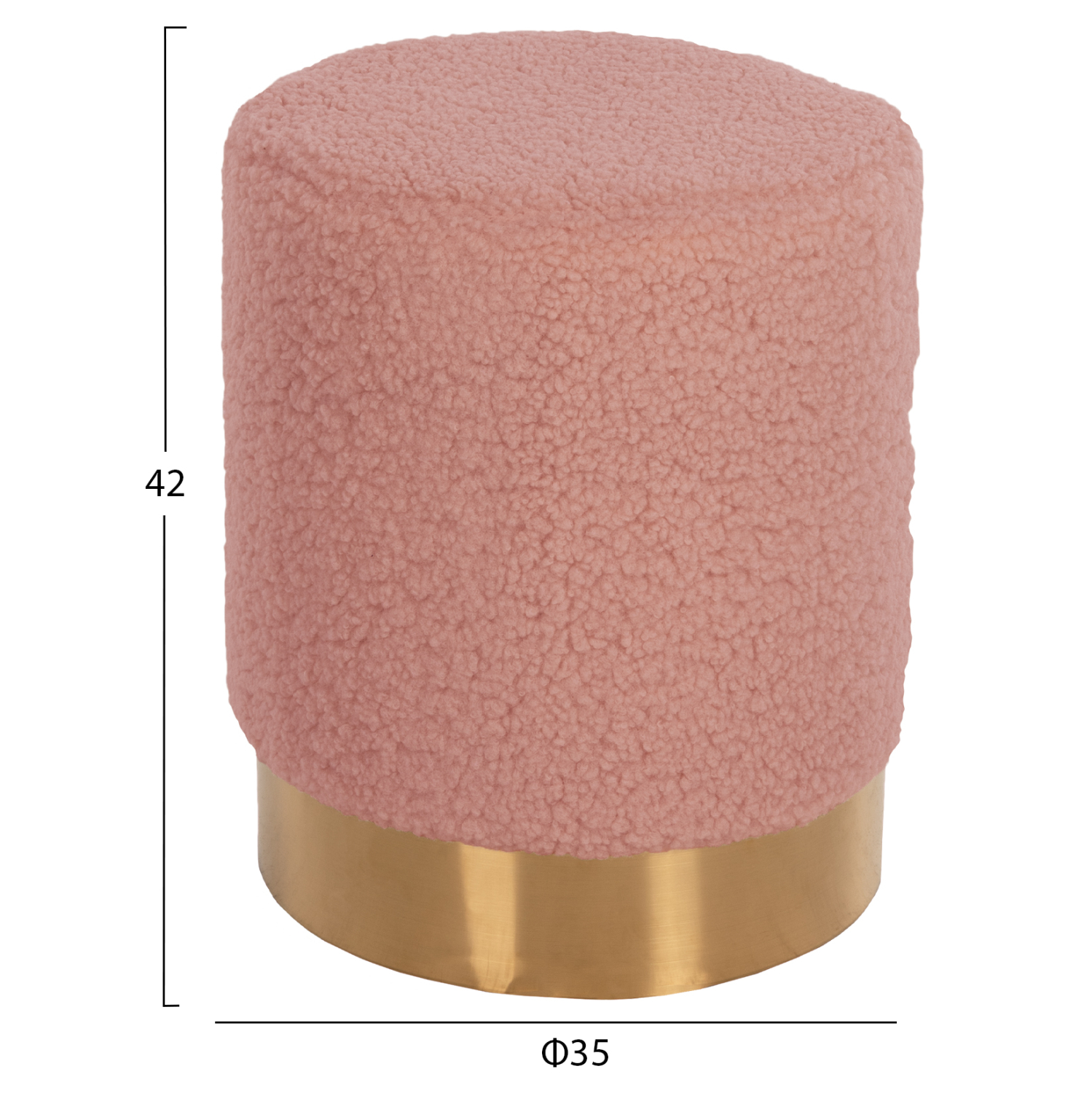 ΣΚΑΜΠΟ LEVY ΣΑΠΙΟ ΜΗΛΟ ΜΠΟΥΚΛΕ ΥΦΑΣΜΑ ΜΕ ΧΡΥΣΗ ΒΑΣΗ Φ35x42Υ εκ. 2