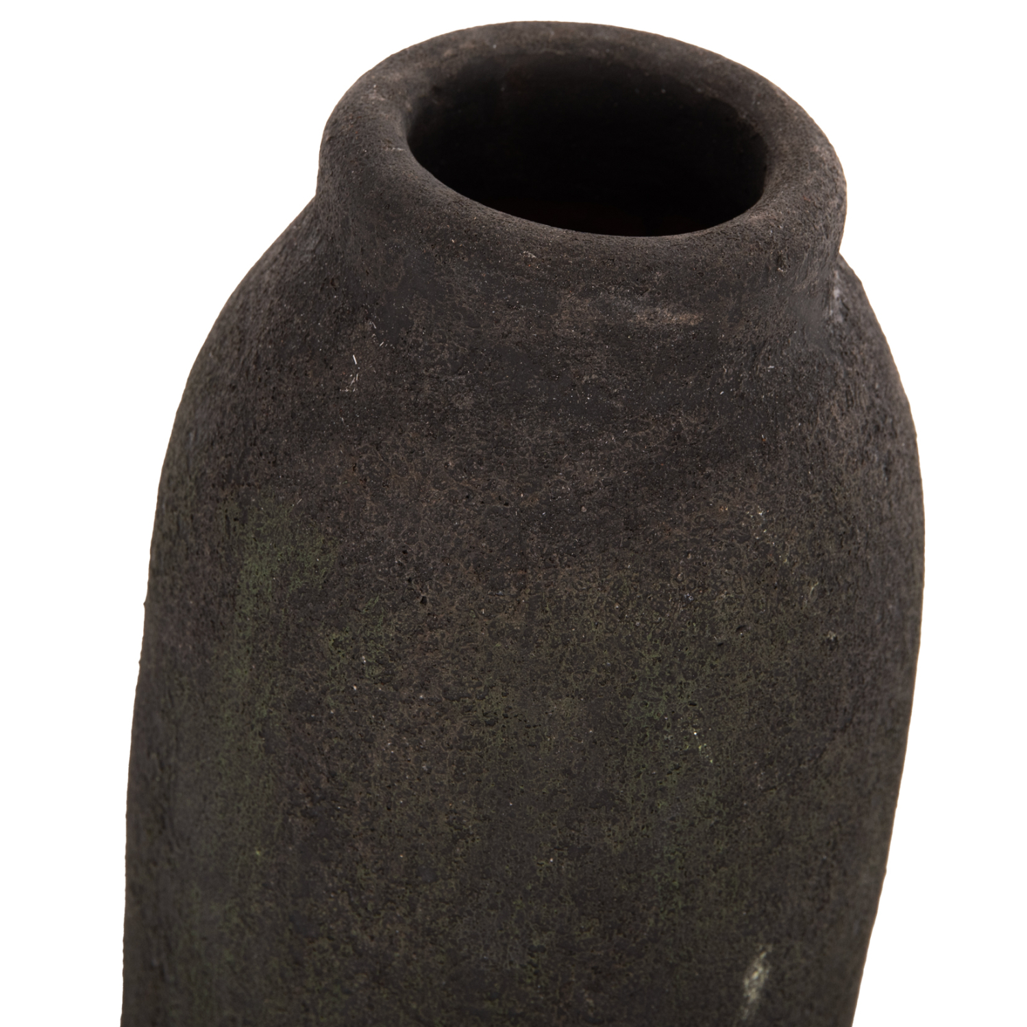 ΔΙΑΚΟΣΜΗΤΙΚA ΒΑΖA ΑΠΟ TERRACOTTA ΑΝΘΡΑΚΙ Φ12Χ22Υ εκ 7
