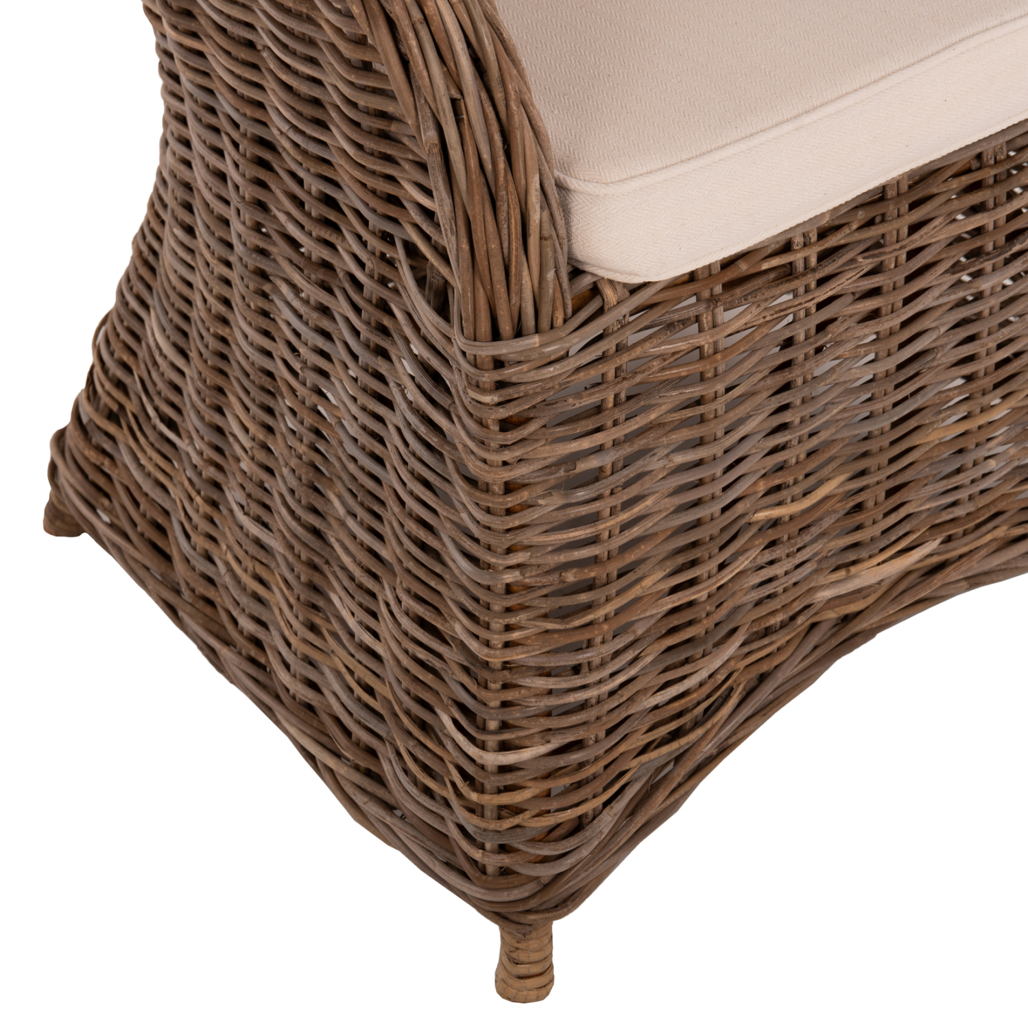 ΠΟΛΥΘΡΟΝΑ ΜΕ ΕΚΡΟΥ ΜΑΞΙΛΑΡΙ KEYLA ΚΑΦΕ RATTAN 63x65x87Υεκ. 10