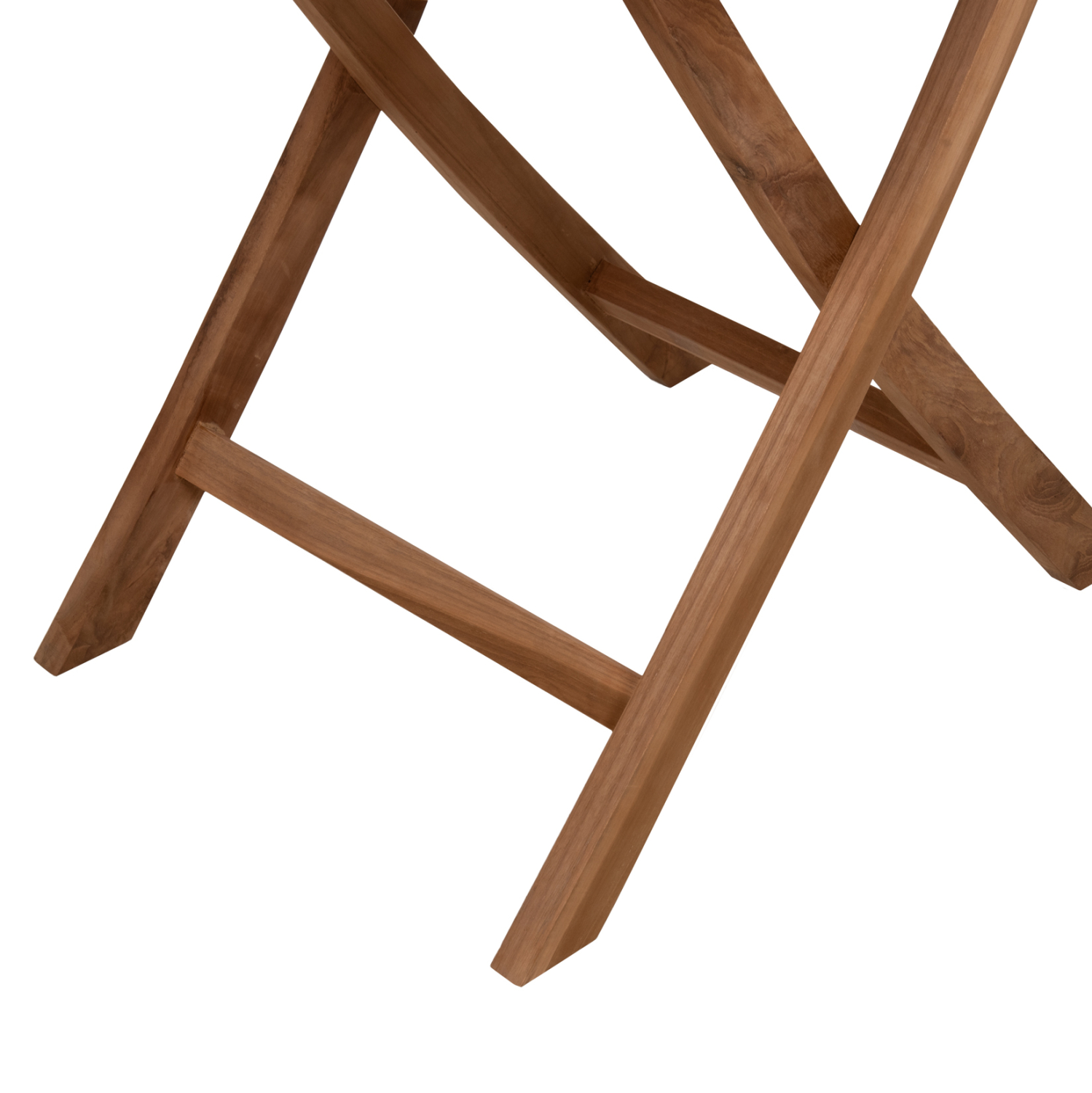 ΤΡΑΠΕΖΙ ΣΤΡΟΓΓΥΛΟ KENDALL ΠΤΥΣΣΟΜΕΝΟ ΞΥΛΟ ΤΕΑΚ ΣΕ ΦΥΣΙΚΟ ΧΡΩΜΑ Φ106x73,5Y εκ. 6