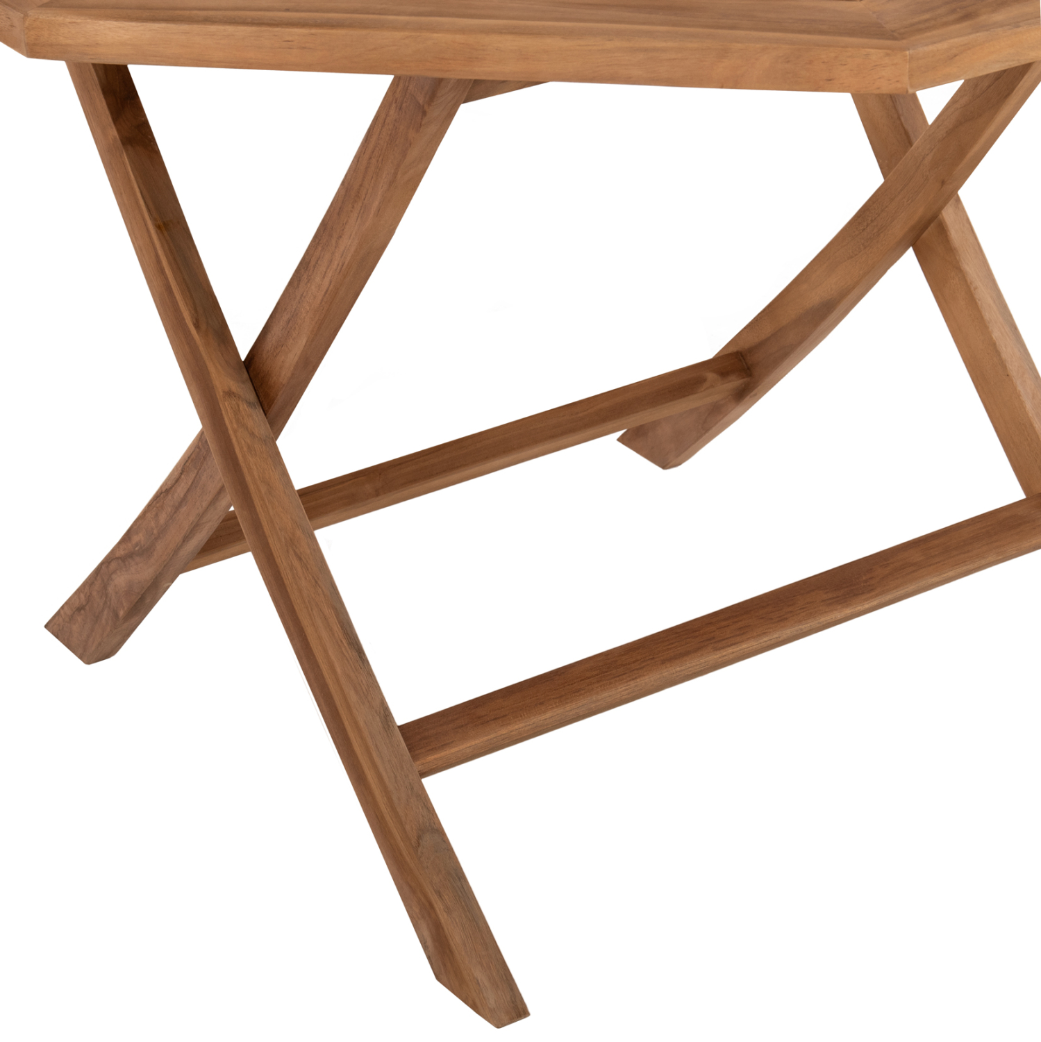 ΤΡΑΠΕΖΙ ΠΟΛΥΓΩΝΟ KENDALL ΠΤΥΣΣΟΜΕΝΟ TEAK ΣΕ ΦΥΣΙΚΟ ΧΡΩΜΑ 120x120x75Yεκ. 6