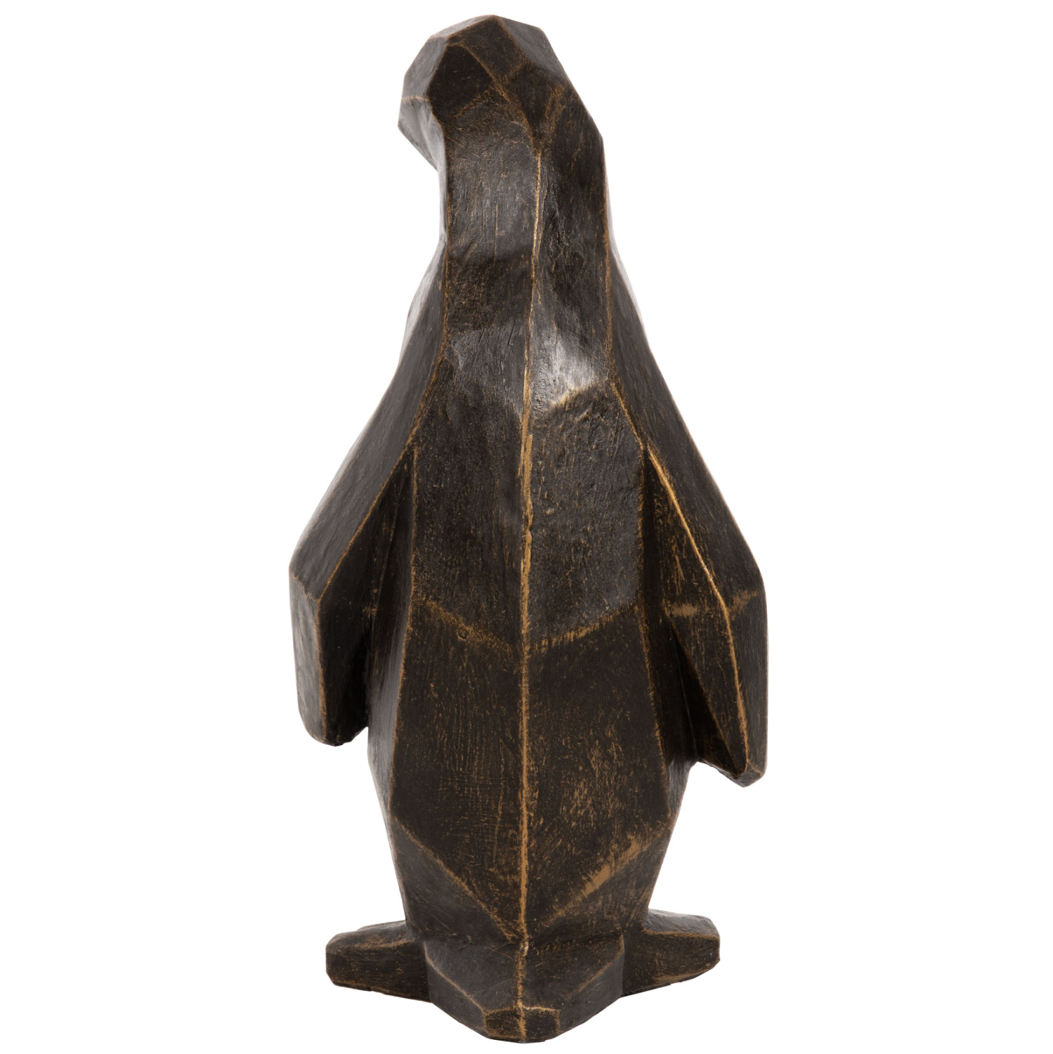 ΔΙΑΚΟΣΜΗΤΙΚΟ ΔΑΠΕΔΟΥ PENGUIN GRC ΣΕ ΜΑΥΡΗ ΠΑΤΙΝΑ ΜΕ ΧΡΥΣΕΣ ΛΕΠΤΟΜΕΡΕΙΕΣ 30x20x60Υεκ. 5