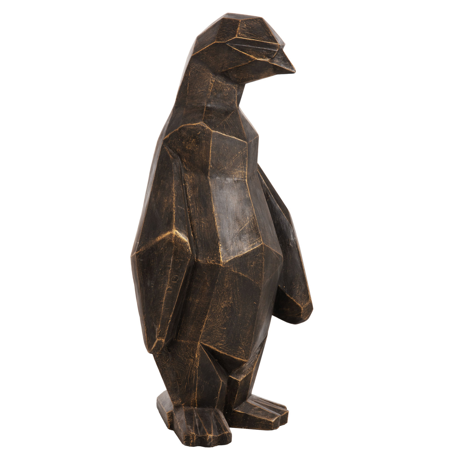 ΔΙΑΚΟΣΜΗΤΙΚΟ ΔΑΠΕΔΟΥ PENGUIN GRC ΣΕ ΜΑΥΡΗ ΠΑΤΙΝΑ ΜΕ ΧΡΥΣΕΣ ΛΕΠΤΟΜΕΡΕΙΕΣ 45x45x100Y εκ. 1