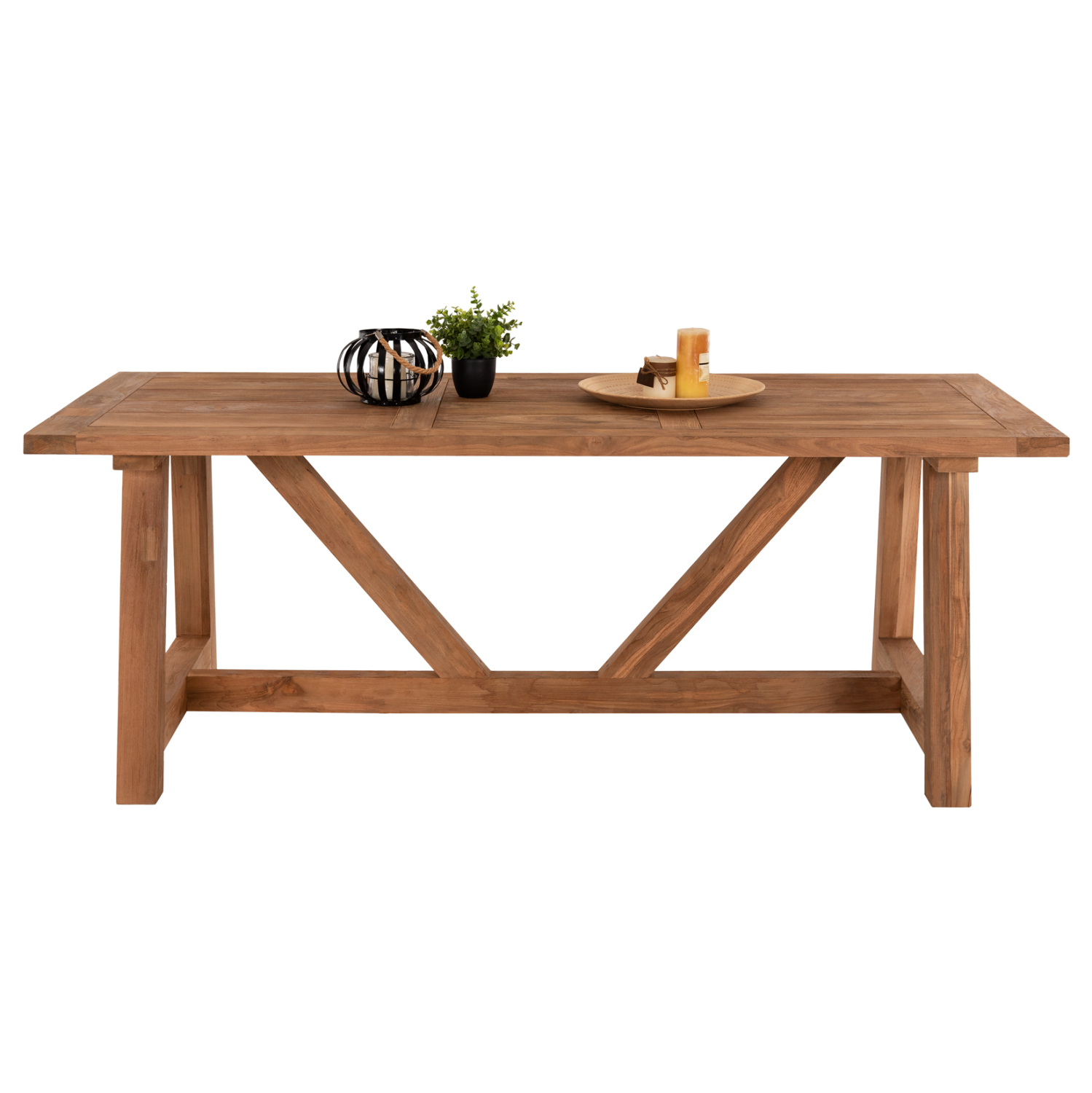 ΤΡΑΠΕΖΙ ΤΡΑΠΕΖΑΡΙΑΣ PLUTON RECYCLED TEAK ΣΕ ΦΥΣΙΚΟ ΧΡΩΜΑ 200X100X75Yεκ. 3