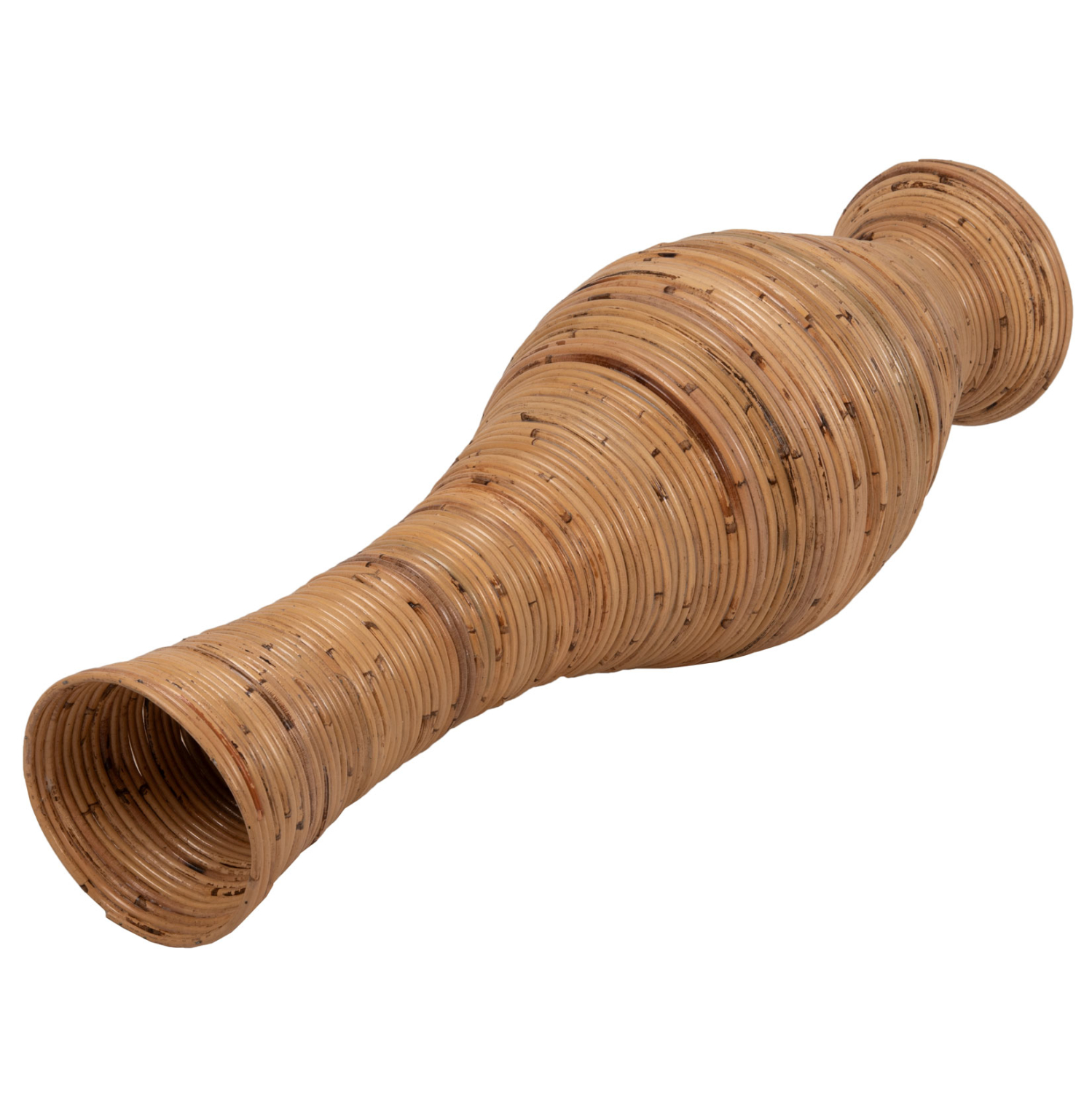 ΔΙΑΚΟΣΜΗΤΙΚΟ ΒΑΖΟ ΔΑΠΕΔΟΥ RATTAN ΣΕ ΦΥΣΙΚΟ Φ30x100Yεκ. 4