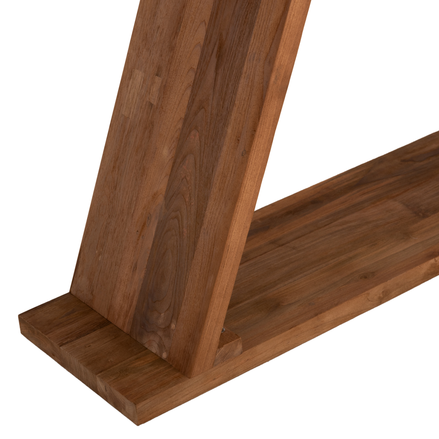 ΚΟΝΣΟΛΑ ΑΠΟ ΞΥΛΟ ΤΕΑΚ ΦΥΣΙΚΟ ΧΡΩΜΑ 220x50x90Υεκ. 7