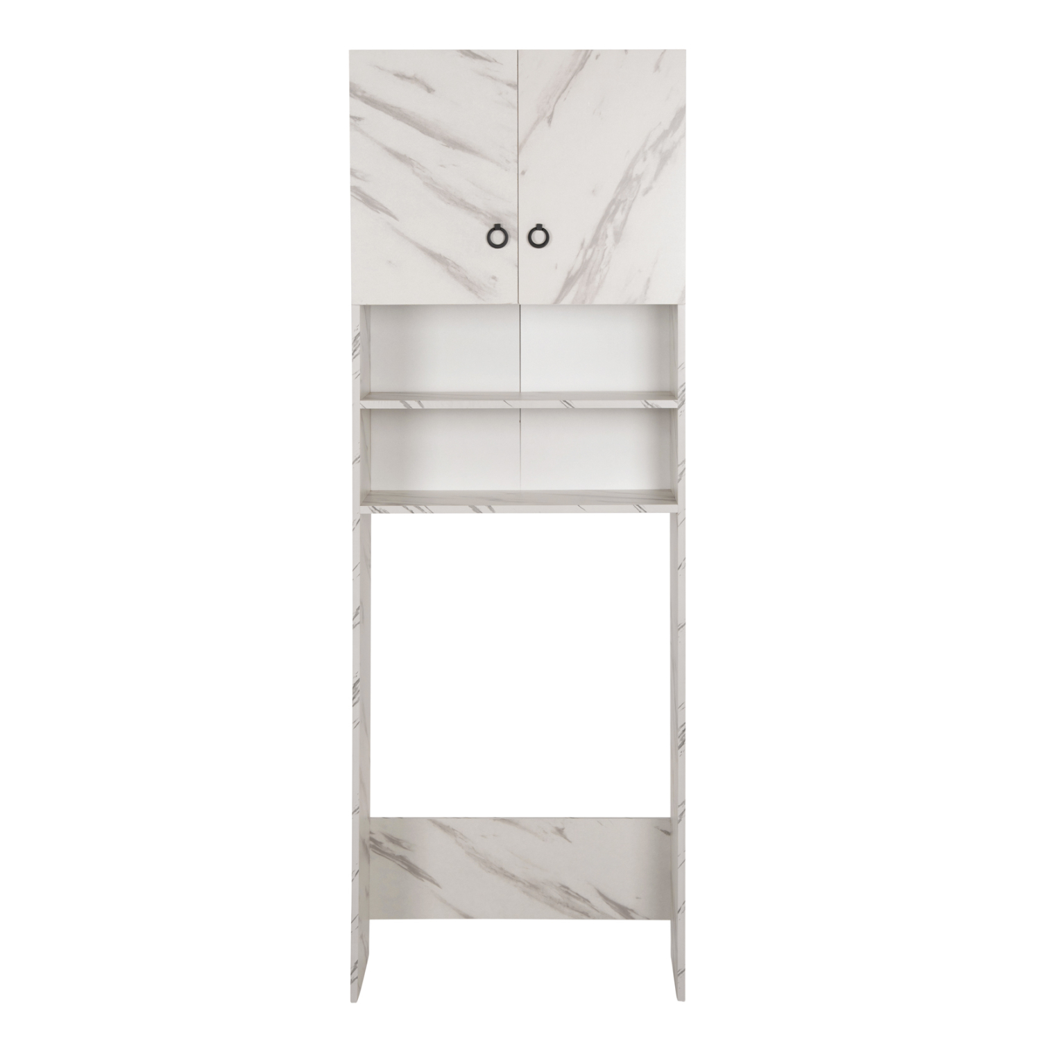 ΕΠΙΠΛΟ ΠΛΥΝΤΗΡΙΟΥ ΜΕ ΡΑΦΙΑ&ΝΤΟΥΛΑΠΙ TERRY ΛΕΥΚΟ ΜΑΡΜΑΡΟ ΕΦΕ 64Χ29Χ181Υεκ. 4